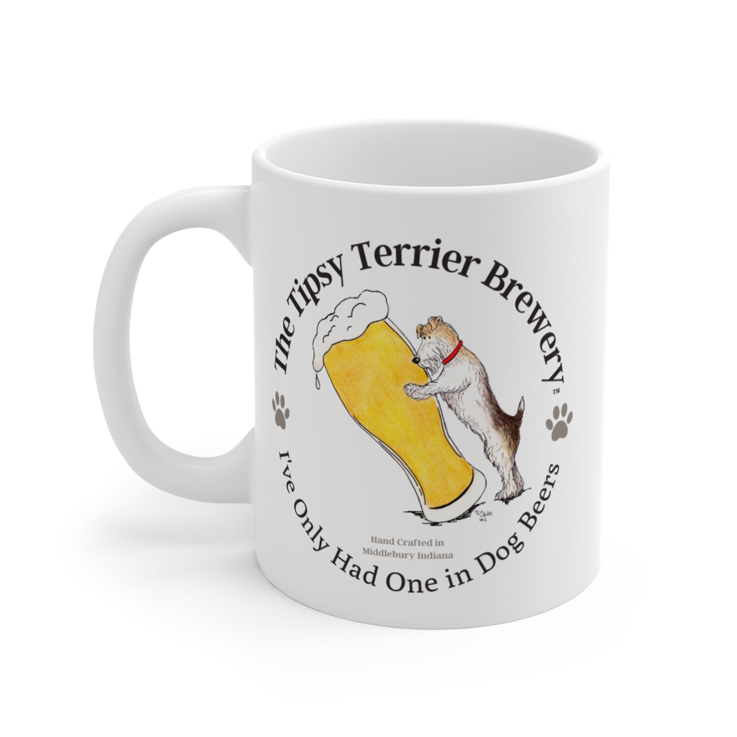Tipsy Terrier Coffee Mug