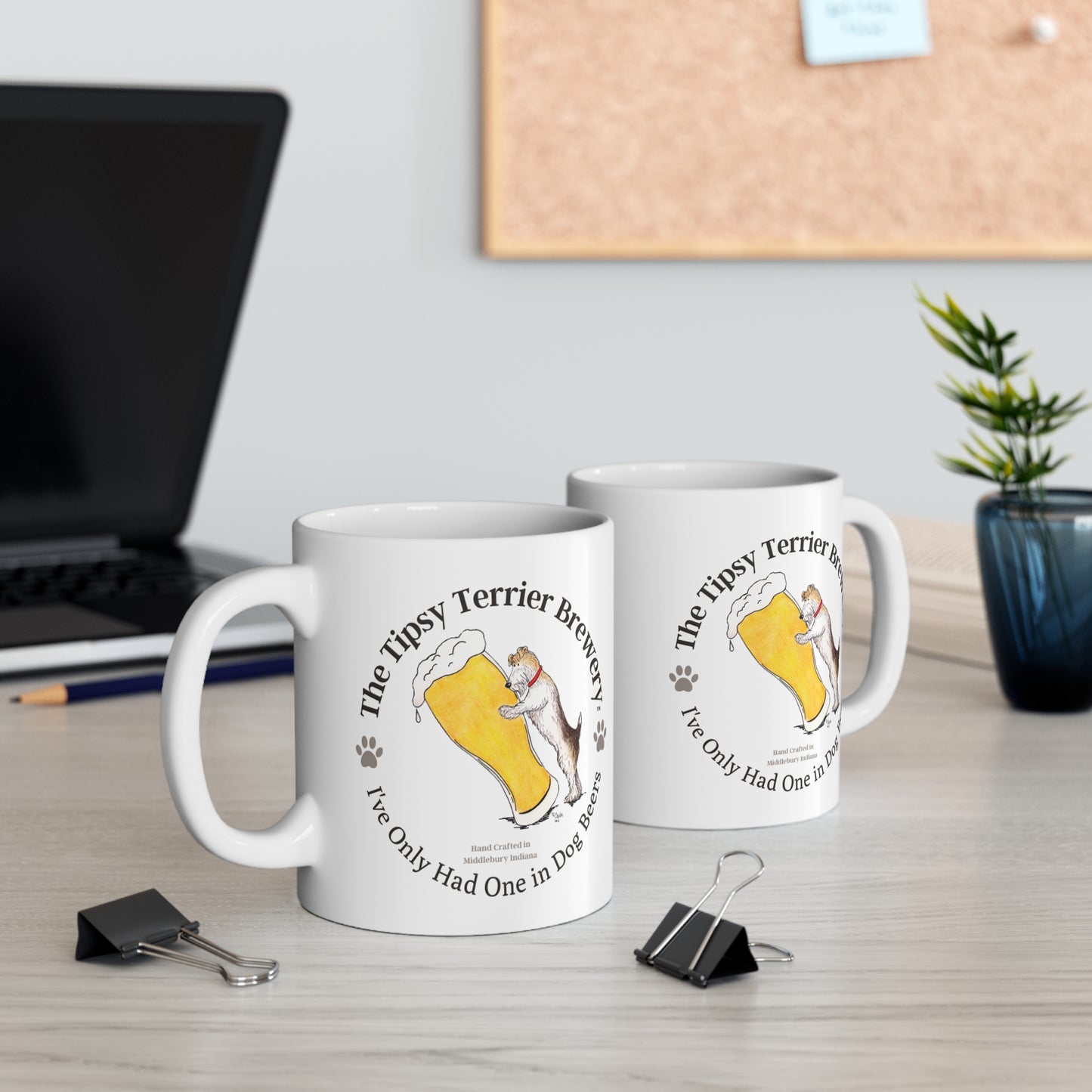 Tipsy Terrier Coffee Mug