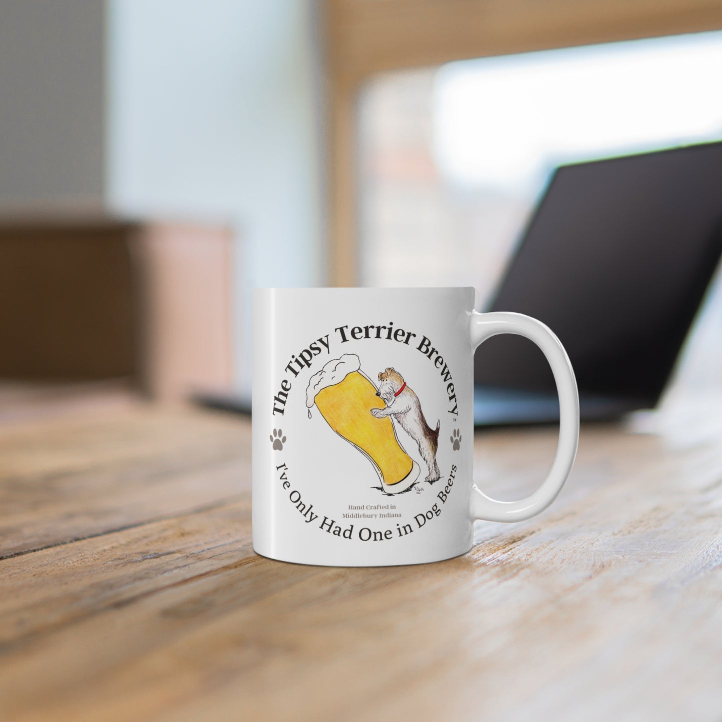 Tipsy Terrier Coffee Mug
