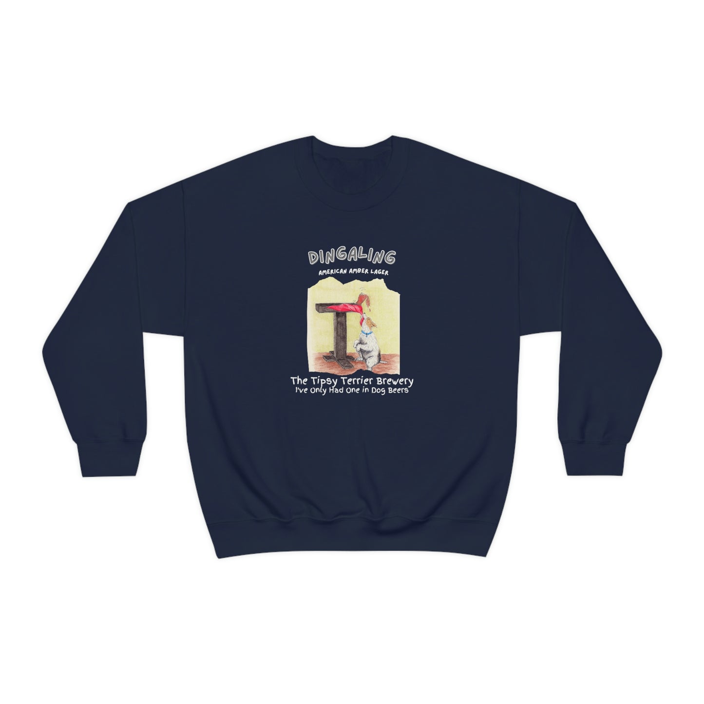 Tipsy Terrier Dingaling Crewneck Sweatshirt