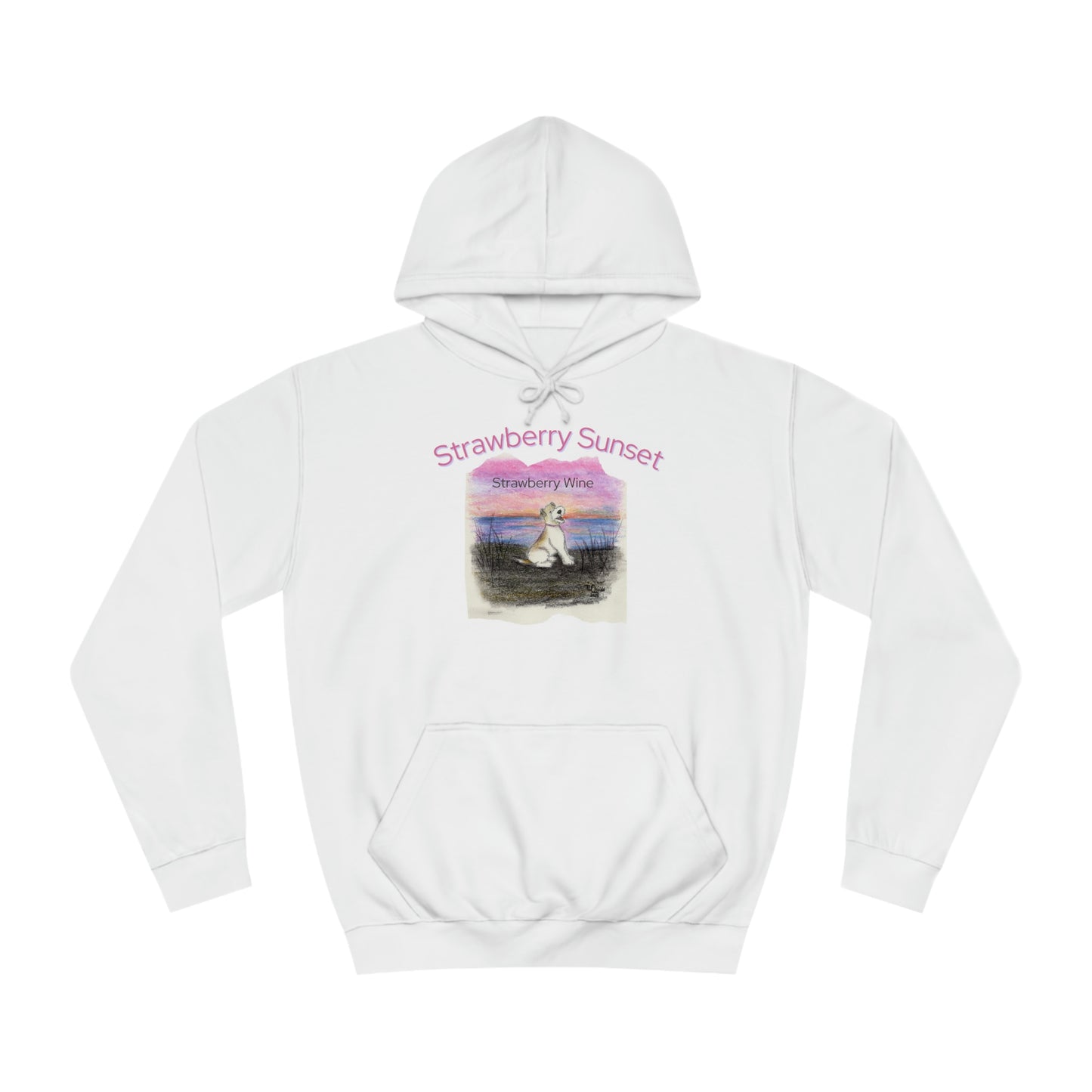 Wiley Wire Winery Strawberry Sunset Hoodie