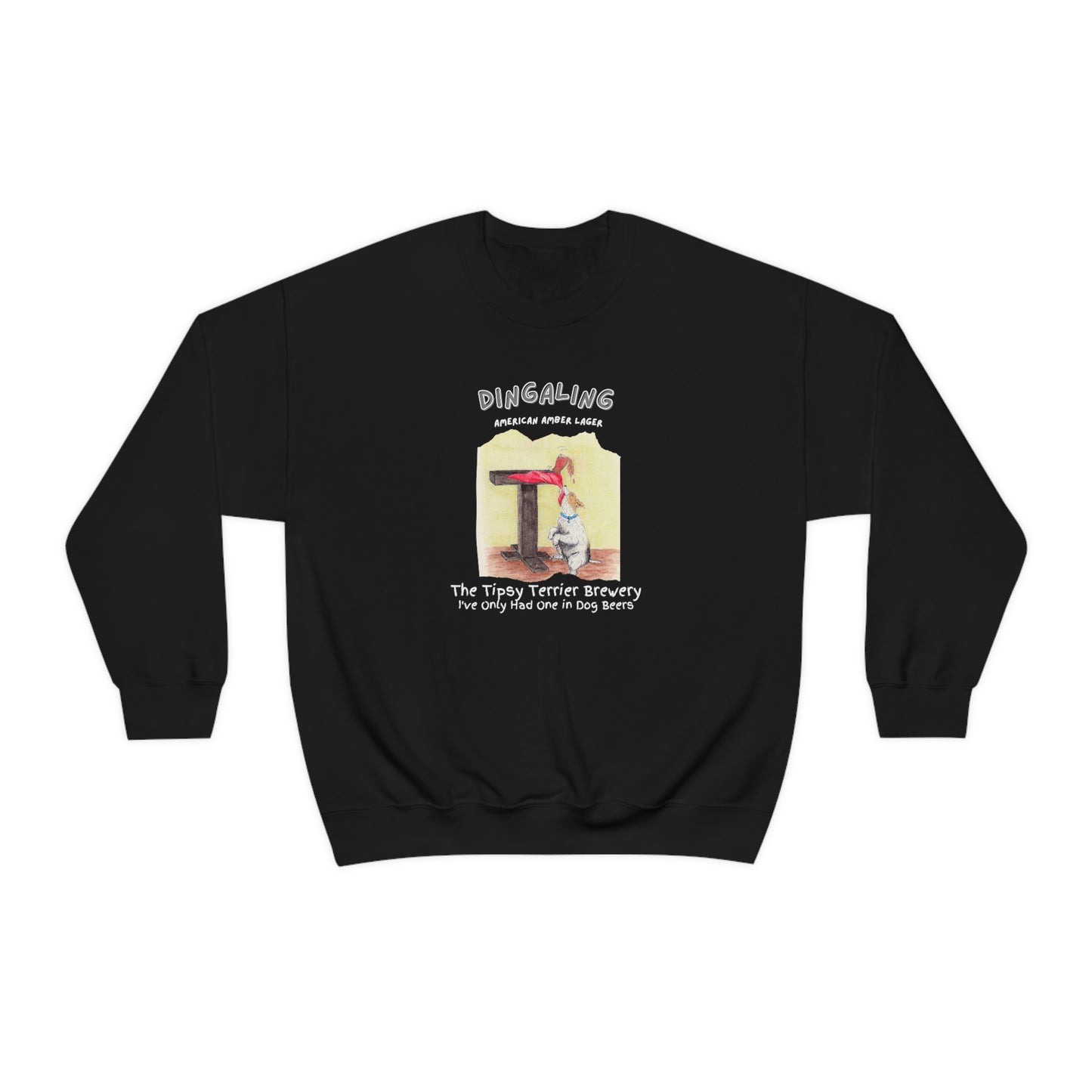 Tipsy Terrier Dingaling Crewneck Sweatshirt