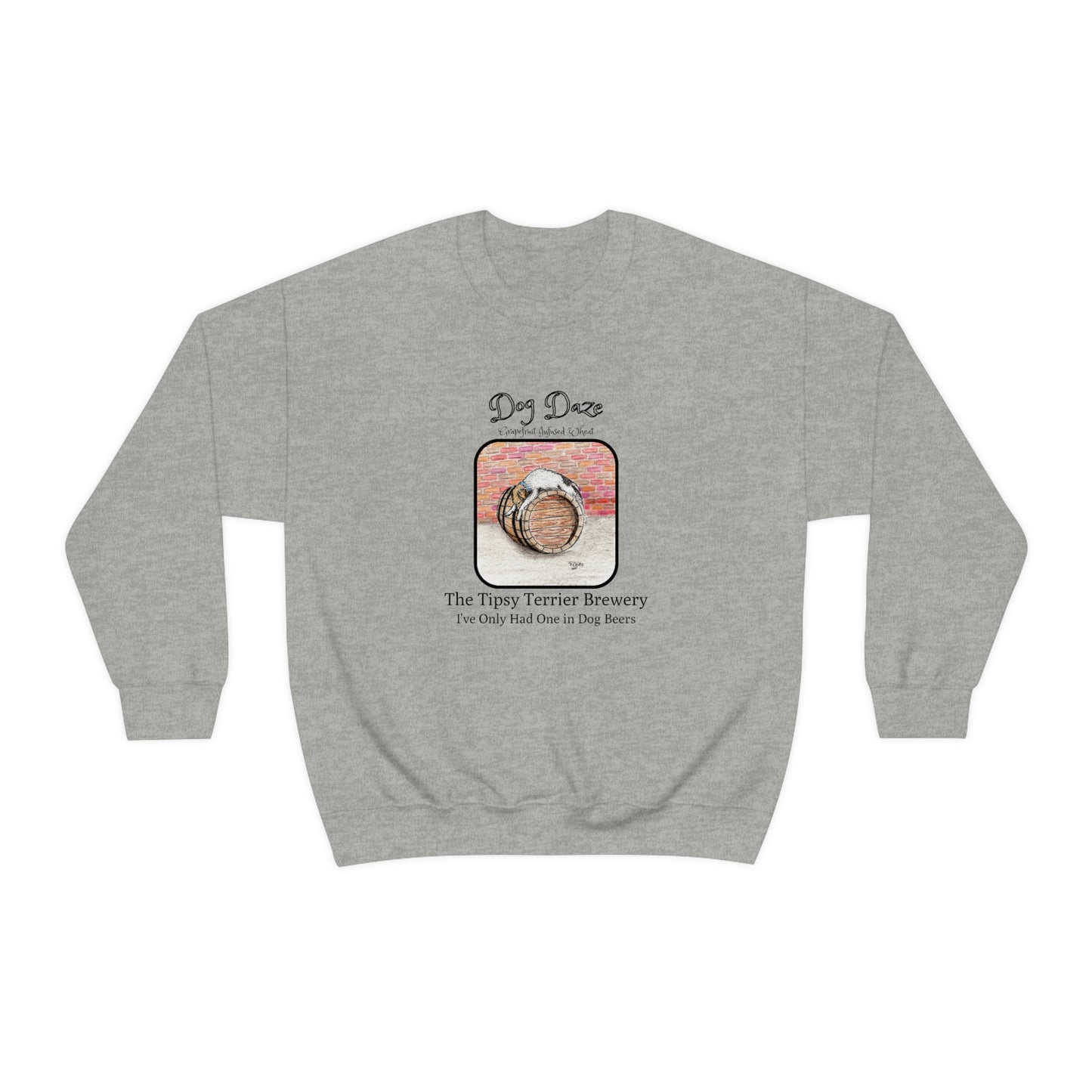 Tipsy Terrier Dog Daze Crewneck Sweatshirt