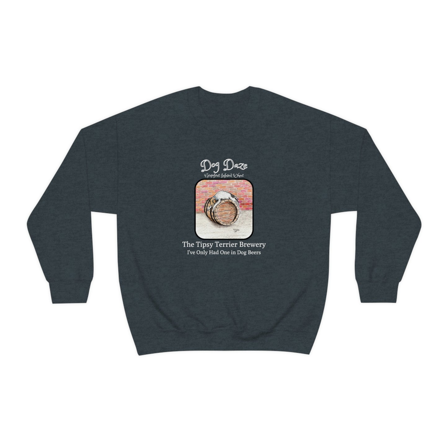 Tipsy Terrier Dog Daze Crewneck Sweatshirt