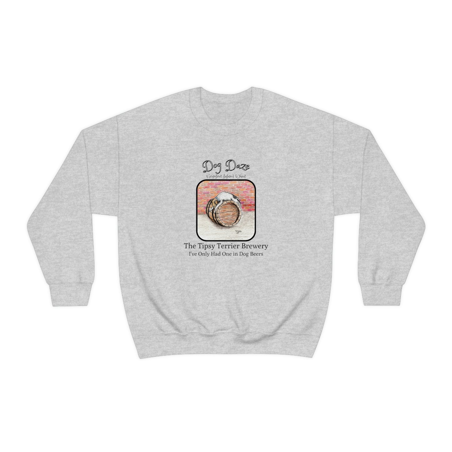 Tipsy Terrier Dog Daze Crewneck Sweatshirt