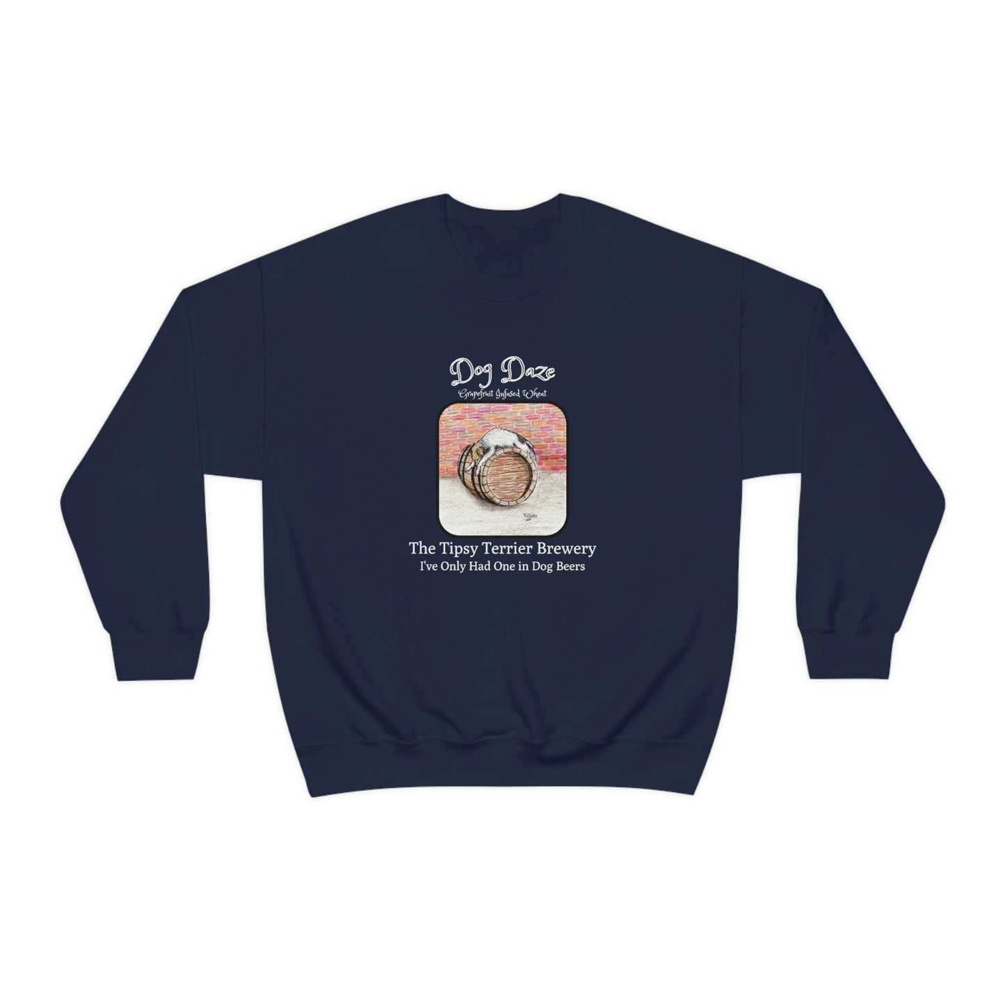 Tipsy Terrier Dog Daze Crewneck Sweatshirt