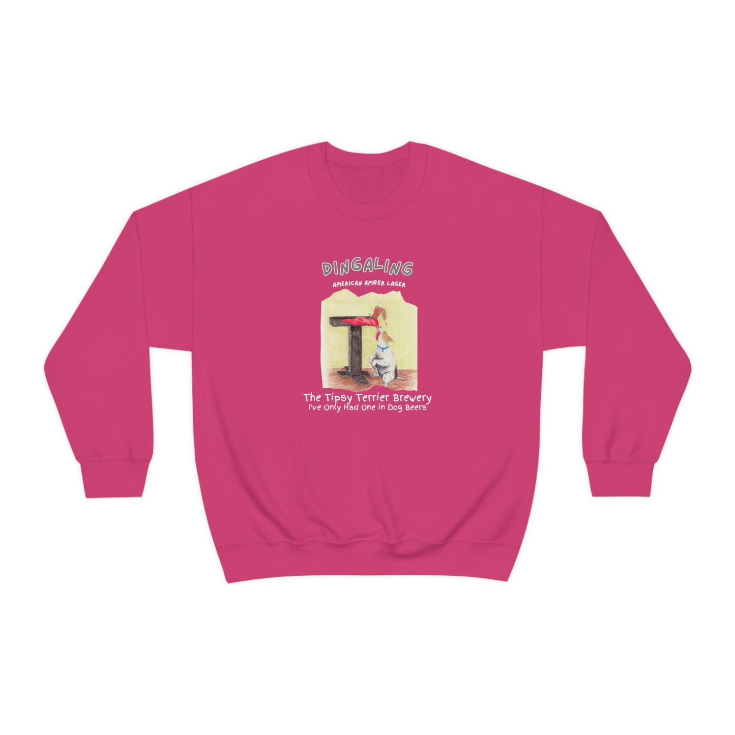 Tipsy Terrier Dingaling Crewneck Sweatshirt