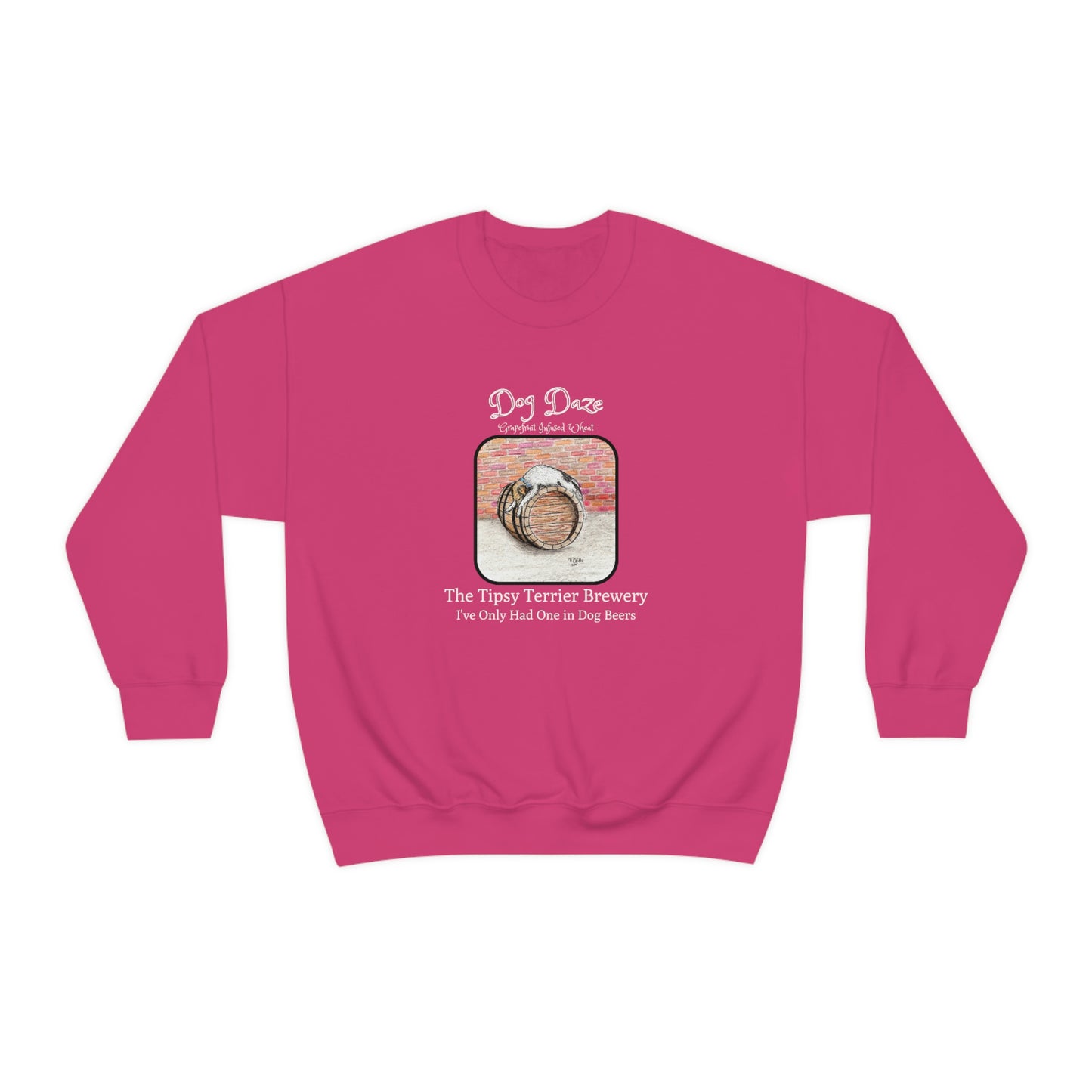 Tipsy Terrier Dog Daze Crewneck Sweatshirt