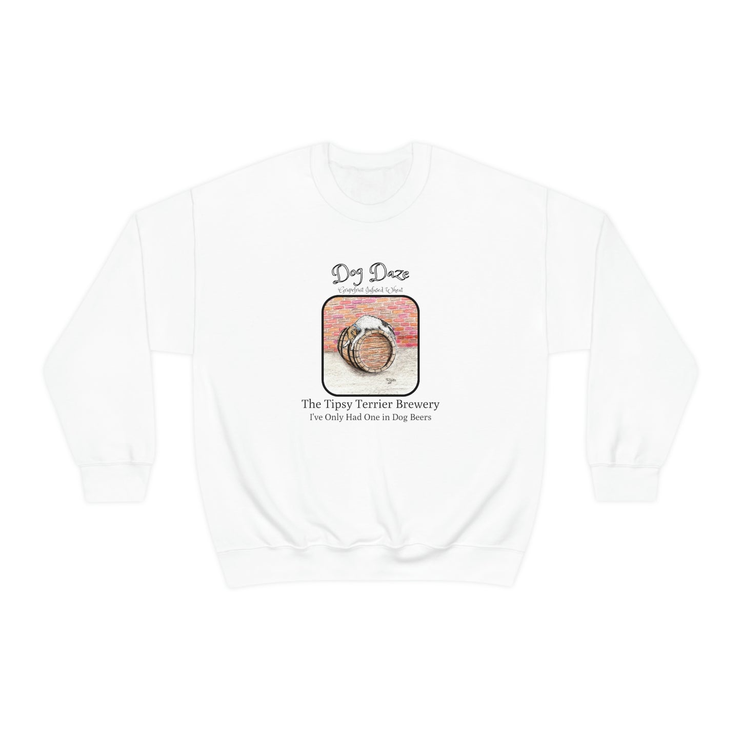 Tipsy Terrier Dog Daze Crewneck Sweatshirt