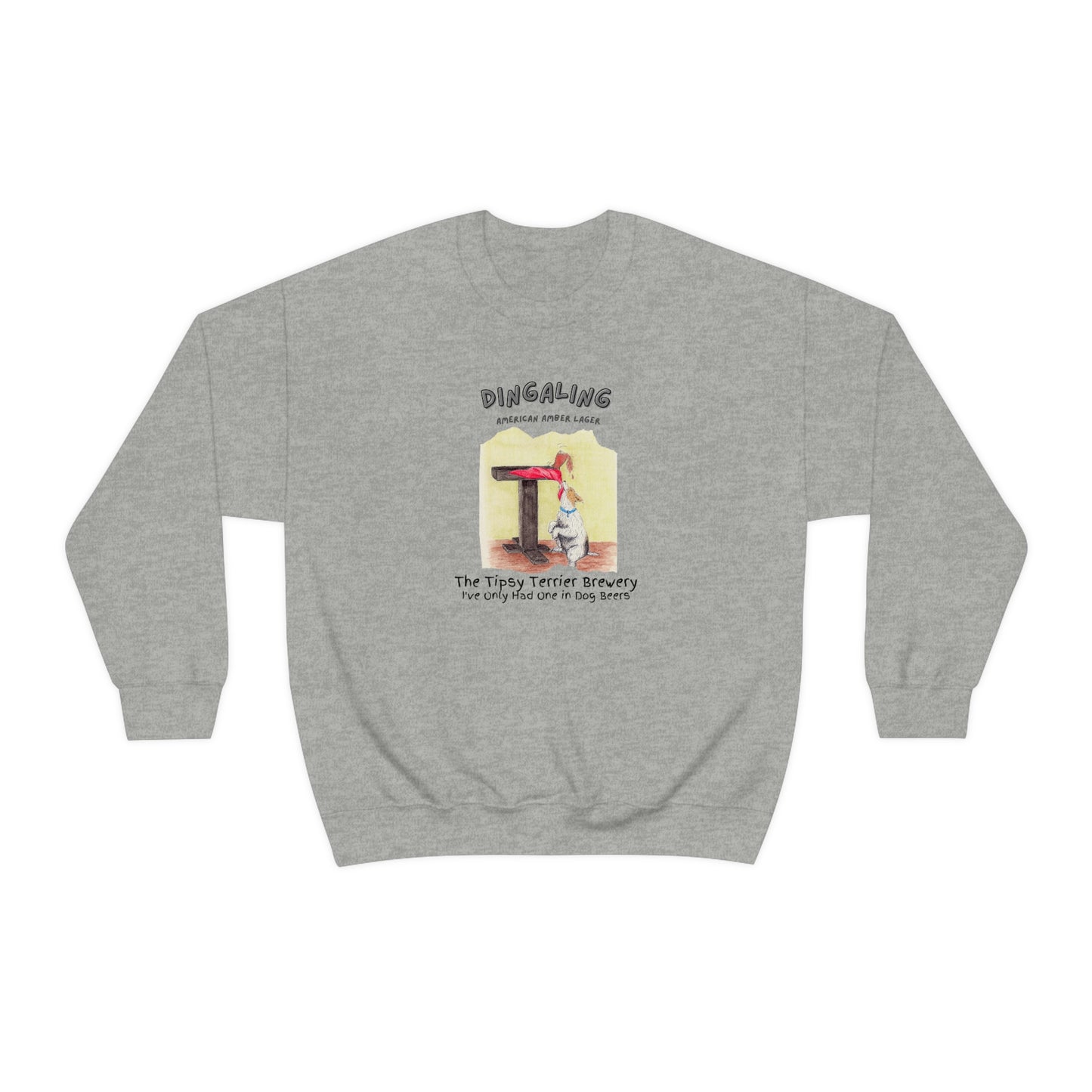 Tipsy Terrier Dingaling Crewneck Sweatshirt