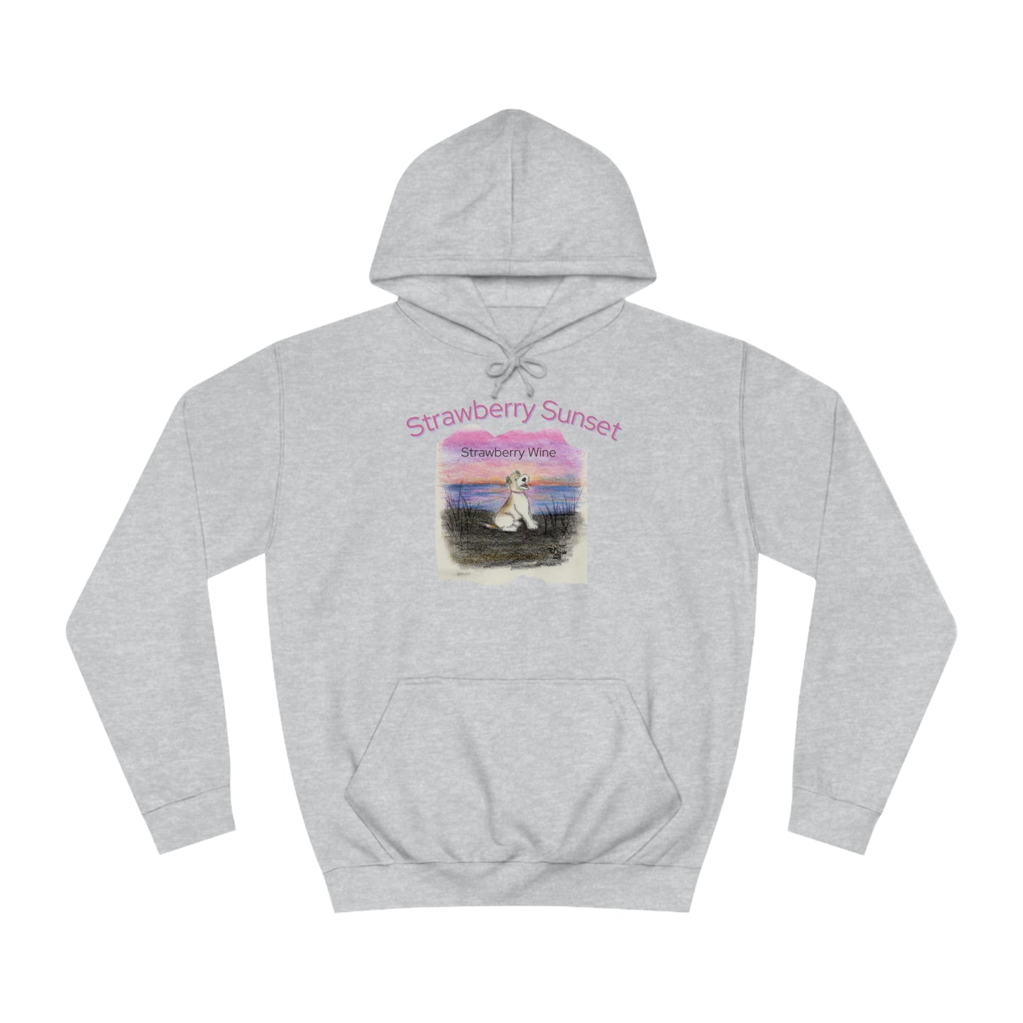 Wiley Wire Winery Strawberry Sunset Hoodie