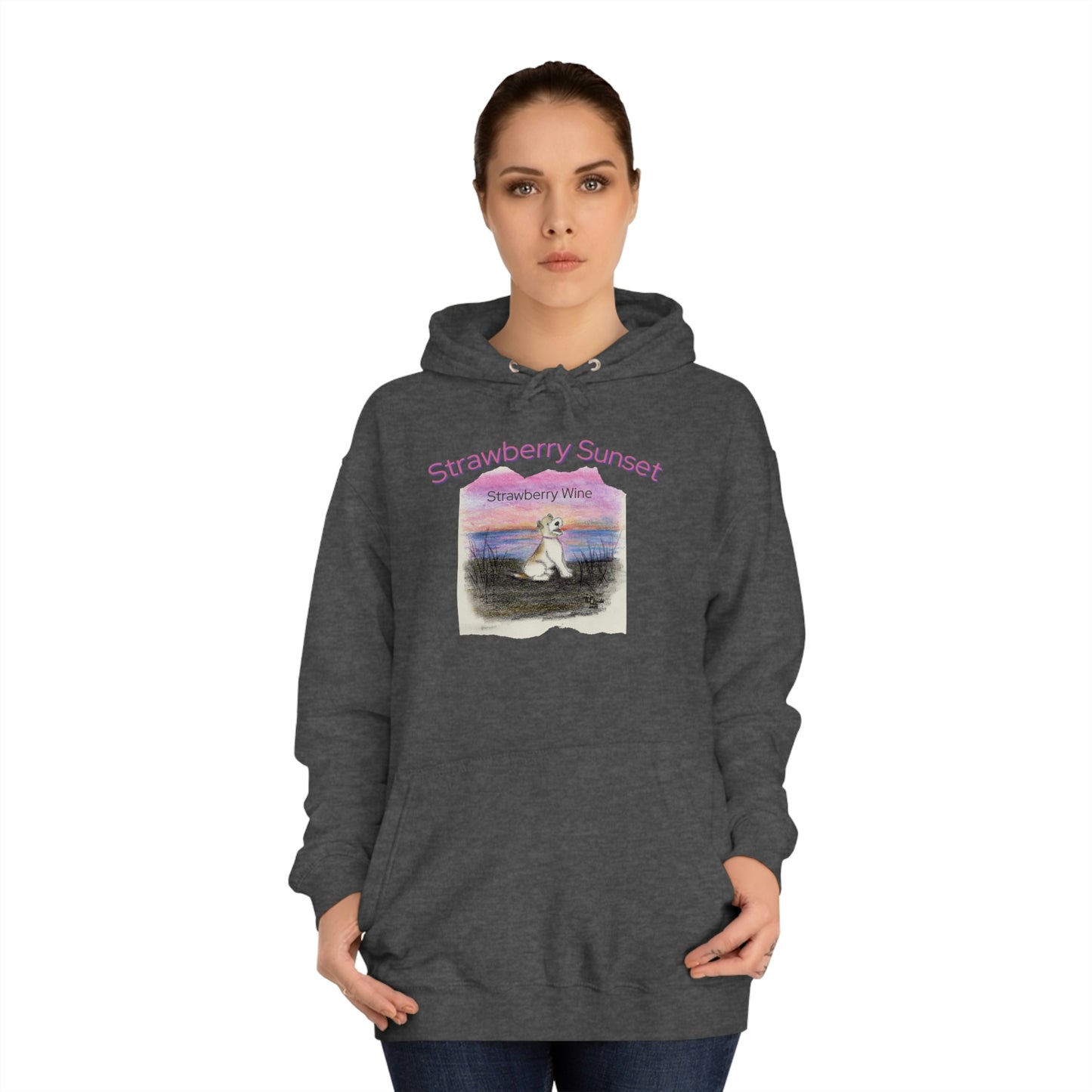 Wiley Wire Winery Strawberry Sunset Hoodie