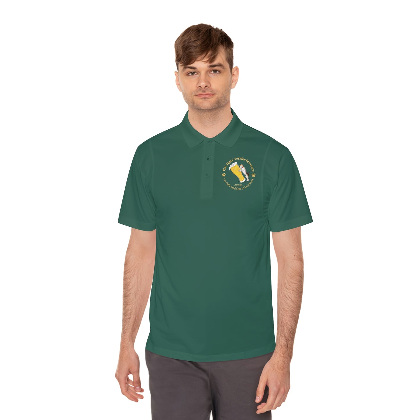 The Tipsy Terrier Logo Polo Shirt