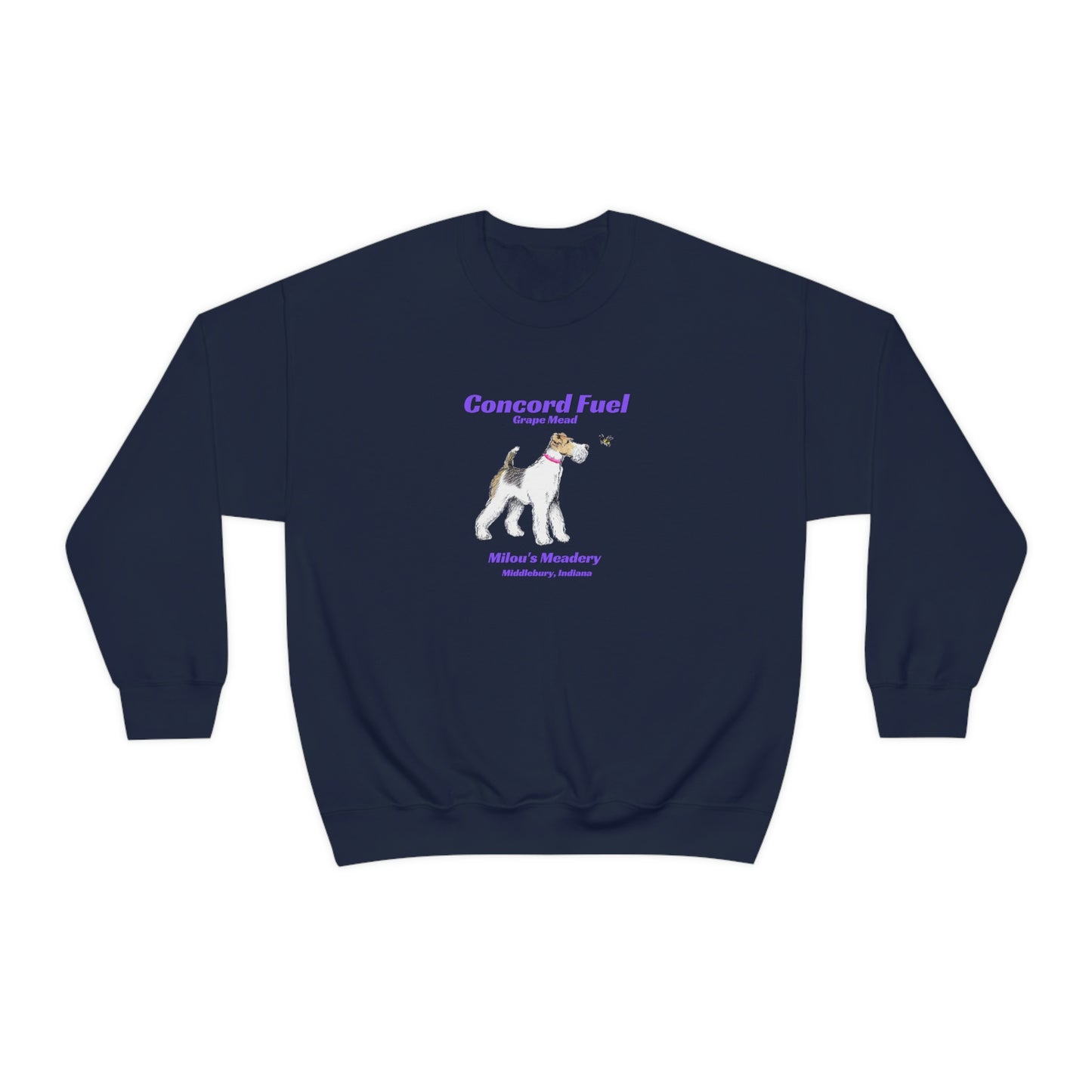 Milou's Meadery Concord Fuel Crewneck Sweatshirt
