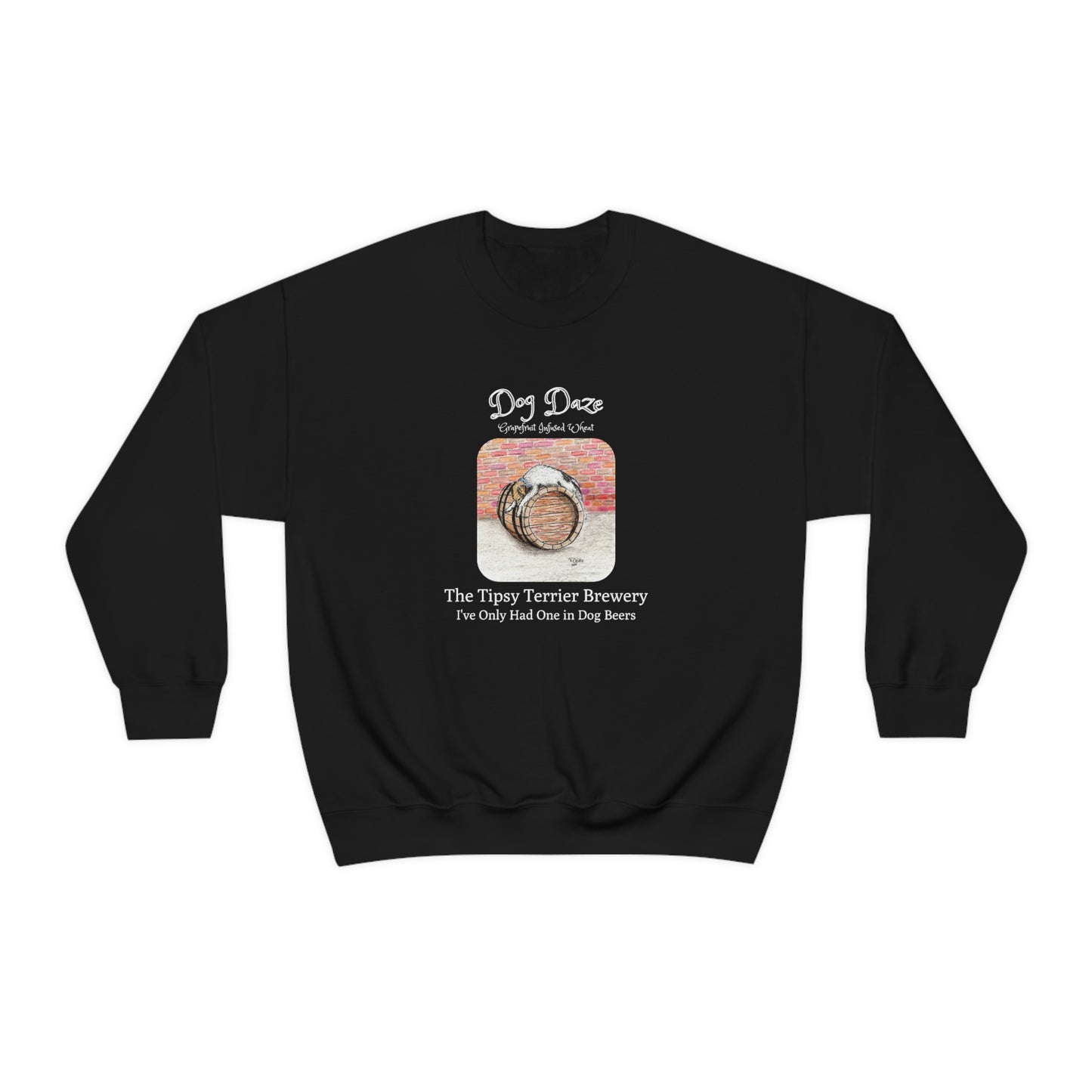 Tipsy Terrier Dog Daze Crewneck Sweatshirt