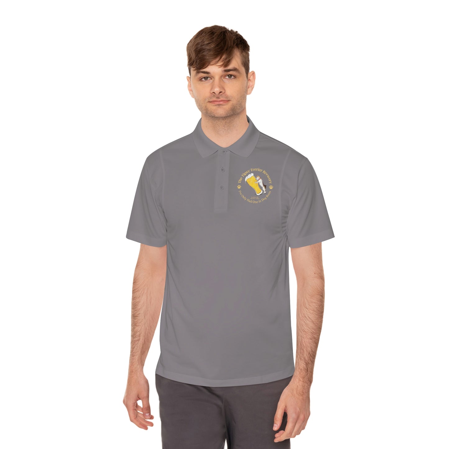 The Tipsy Terrier Logo Polo Shirt