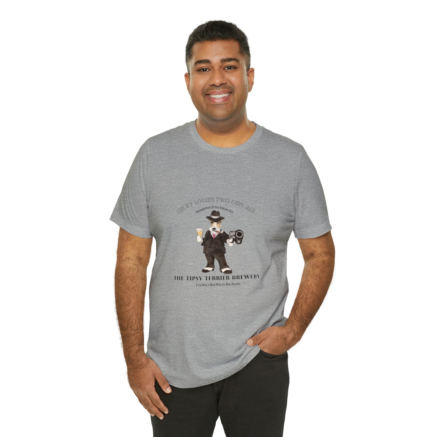 Tipsy Terrier Lucky Louie's Two Gun Ale T-Shirt