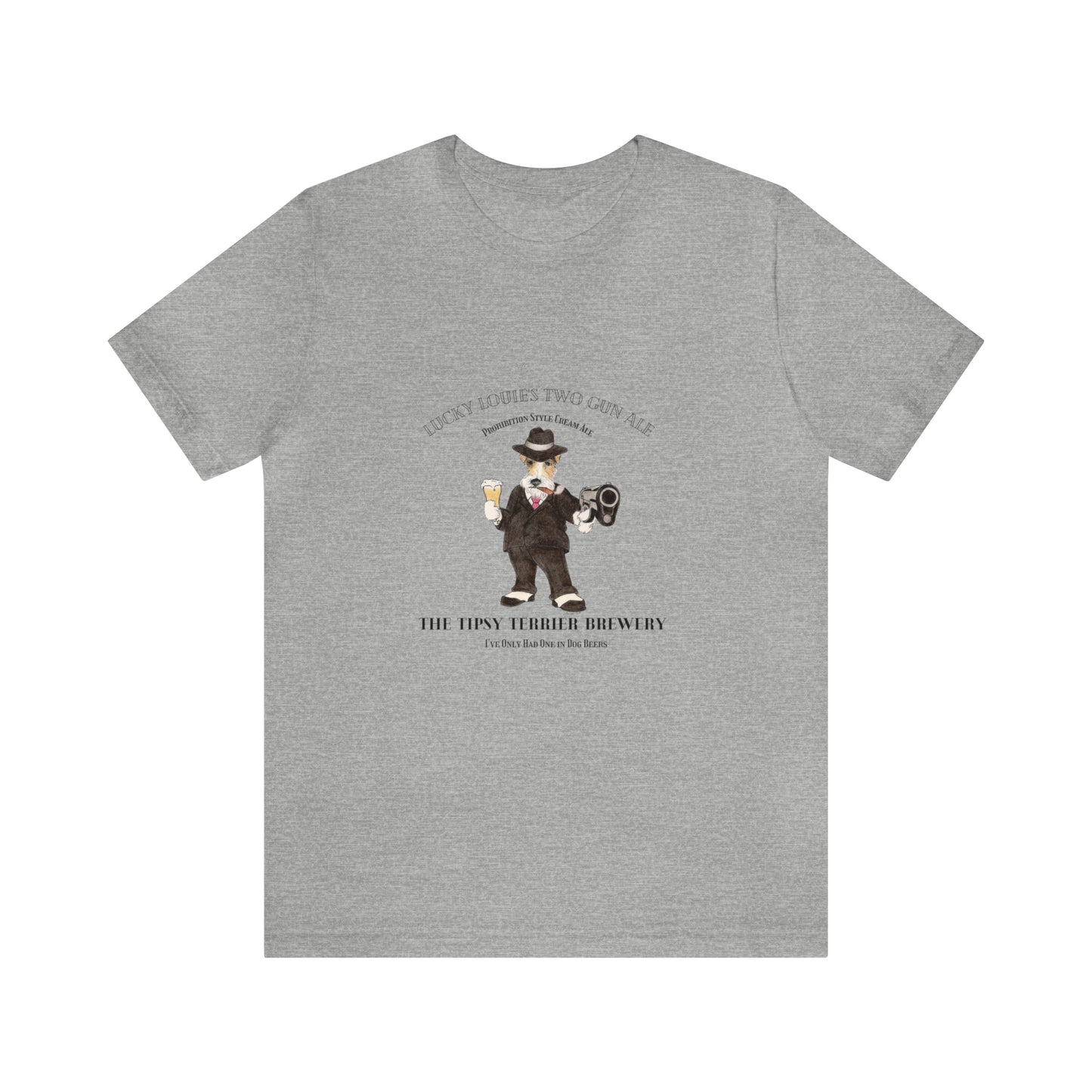 Tipsy Terrier Lucky Louie's Two Gun Ale T-Shirt