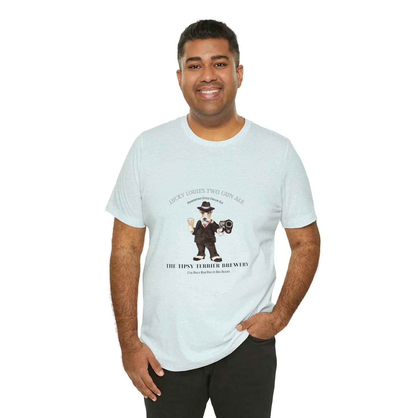 Tipsy Terrier Lucky Louie's Two Gun Ale T-Shirt