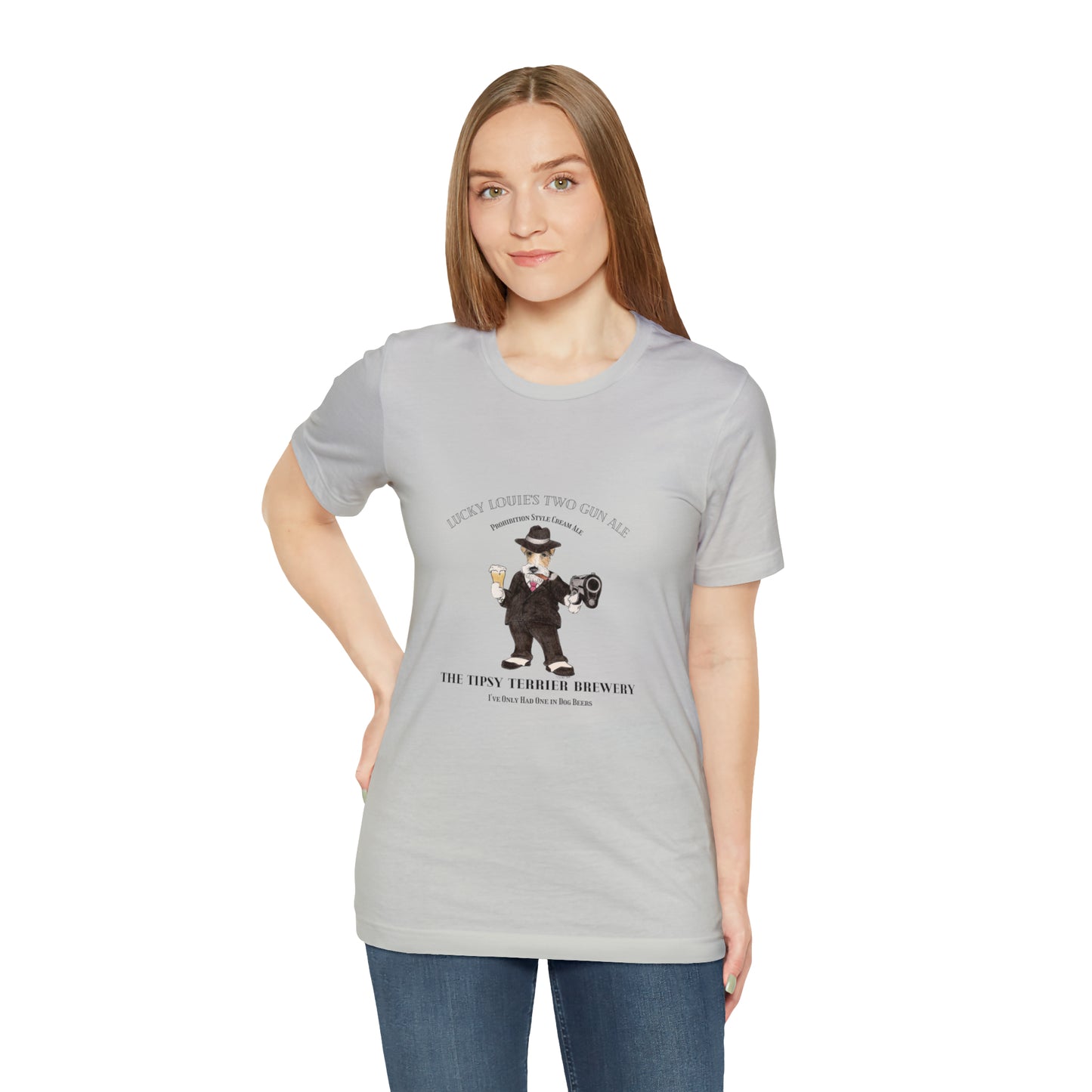 Tipsy Terrier Lucky Louie's Two Gun Ale T-Shirt