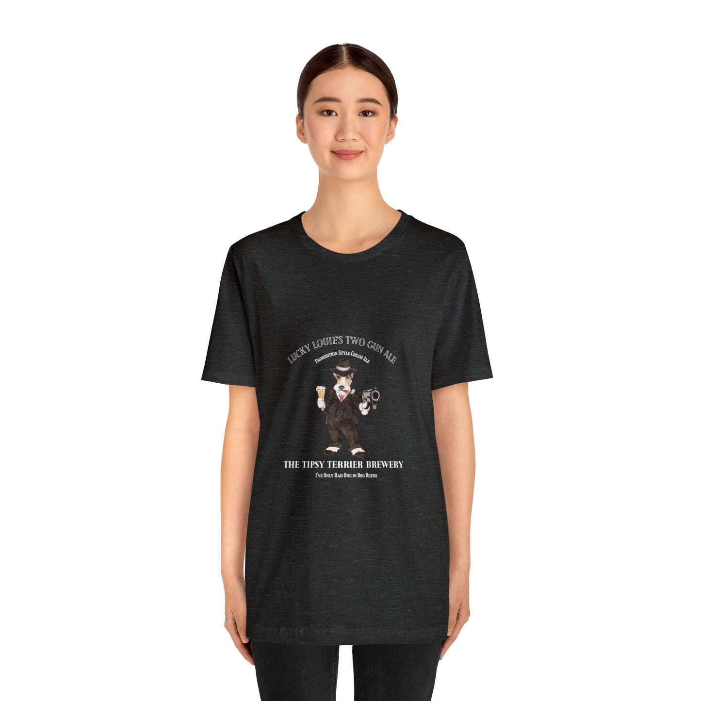 Tipsy Terrier Lucky Louie's Two Gun Ale T-Shirt