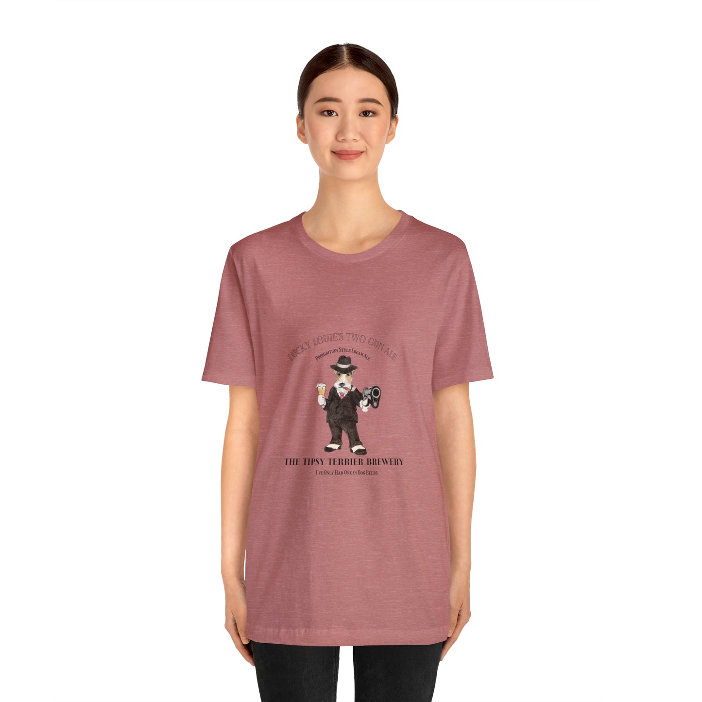 Tipsy Terrier Lucky Louie's Two Gun Ale T-Shirt