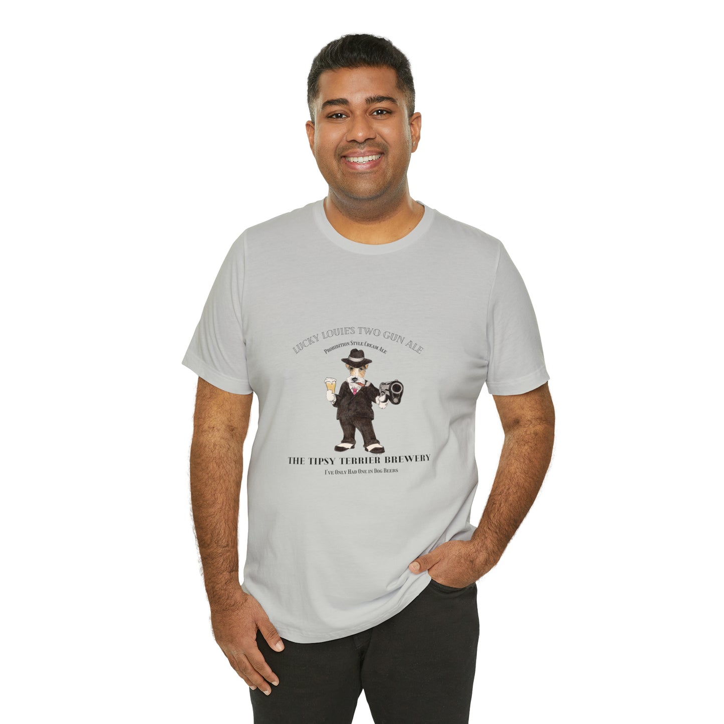 Tipsy Terrier Lucky Louie's Two Gun Ale T-Shirt