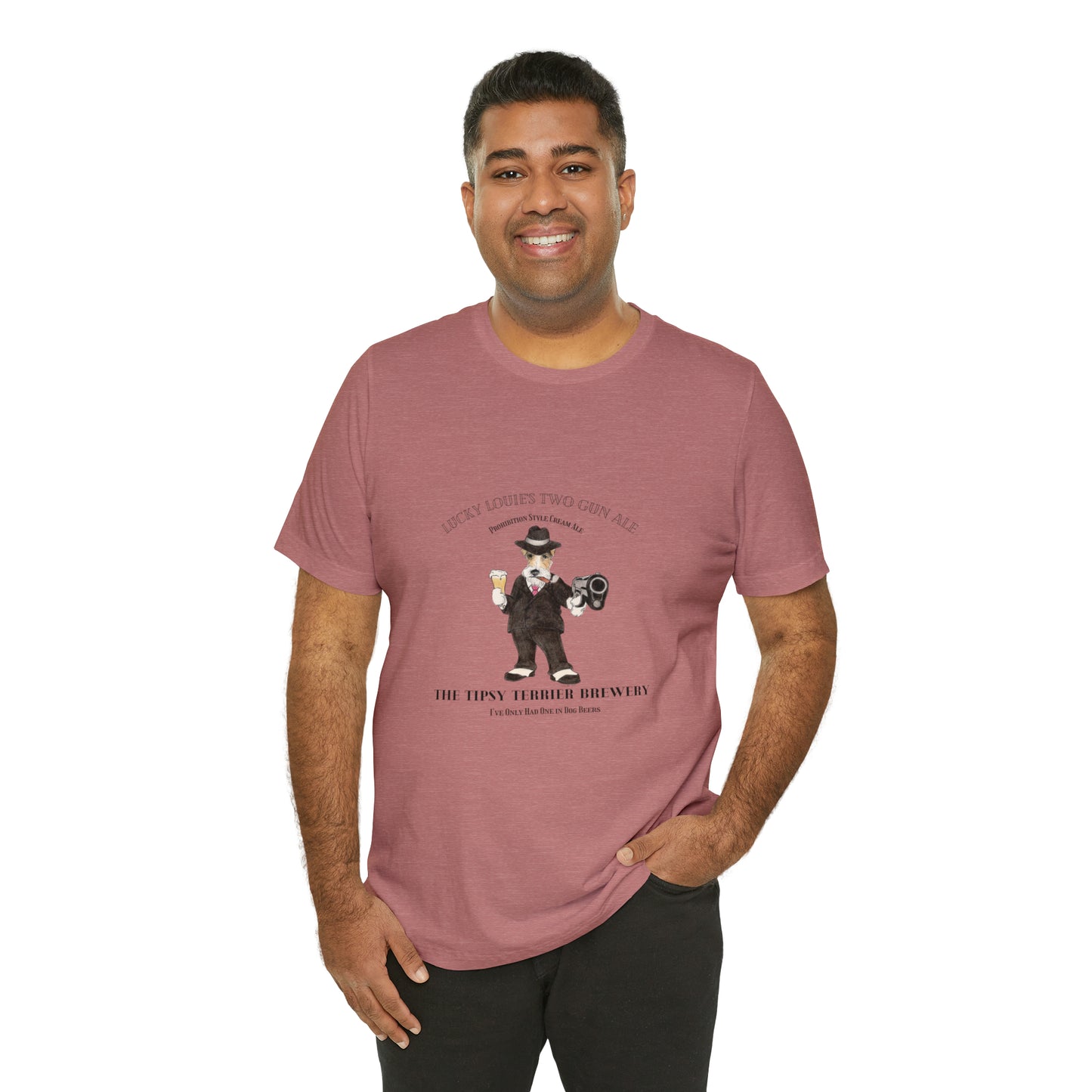 Tipsy Terrier Lucky Louie's Two Gun Ale T-Shirt