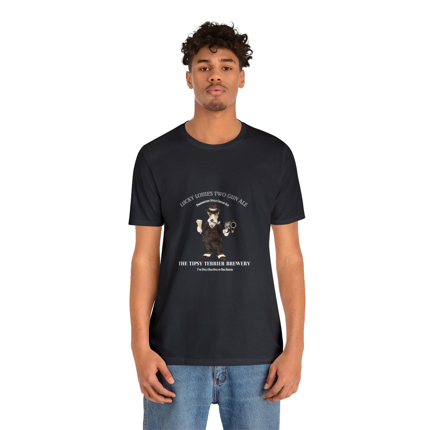 Tipsy Terrier Lucky Louie's Two Gun Ale T-Shirt