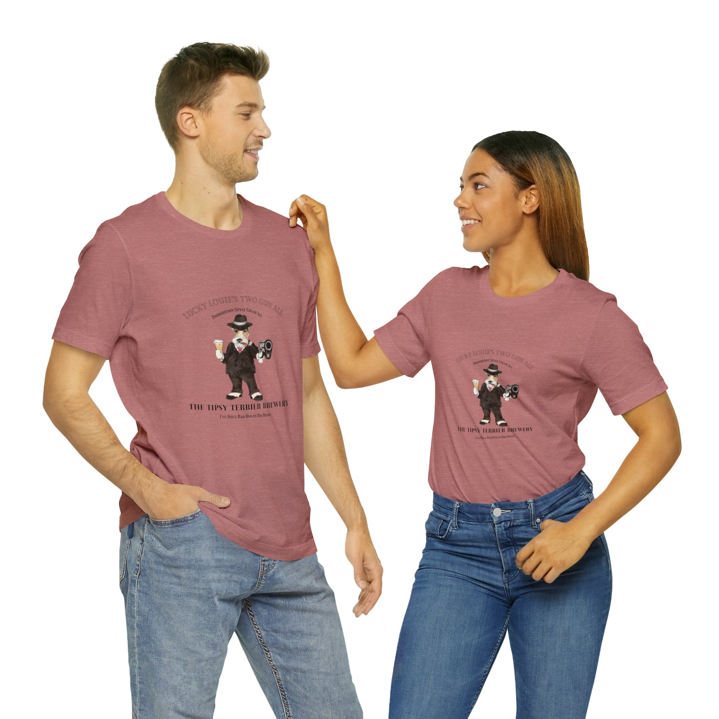 Tipsy Terrier Lucky Louie's Two Gun Ale T-Shirt