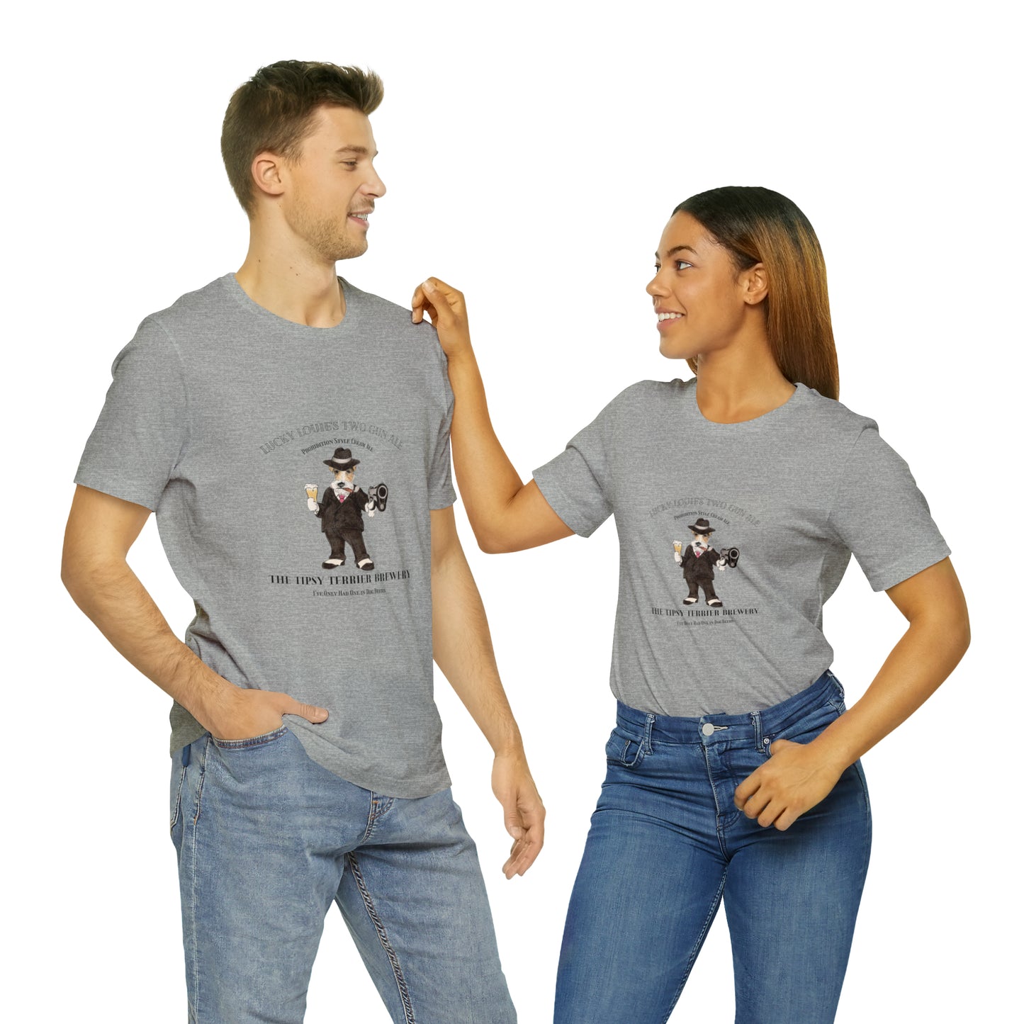 Tipsy Terrier Lucky Louie's Two Gun Ale T-Shirt