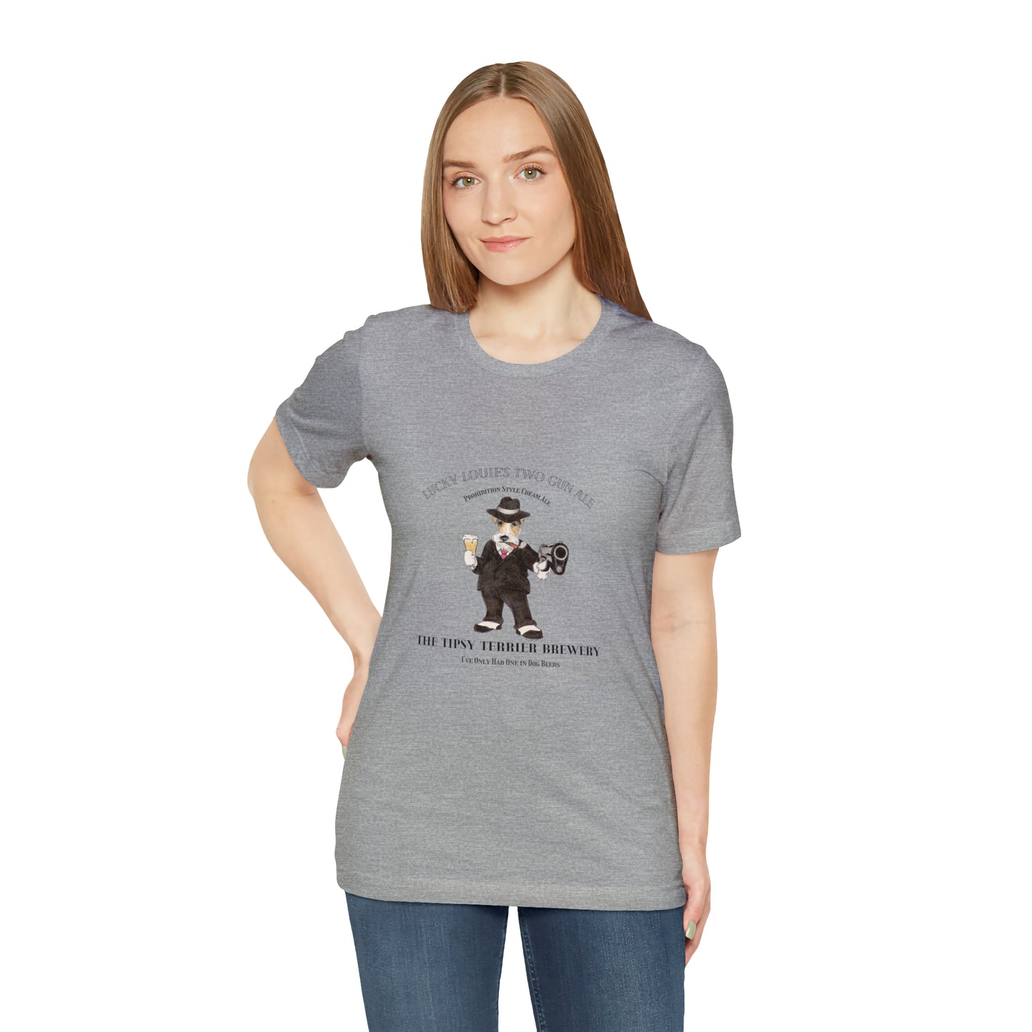 Tipsy Terrier Lucky Louie's Two Gun Ale T-Shirt