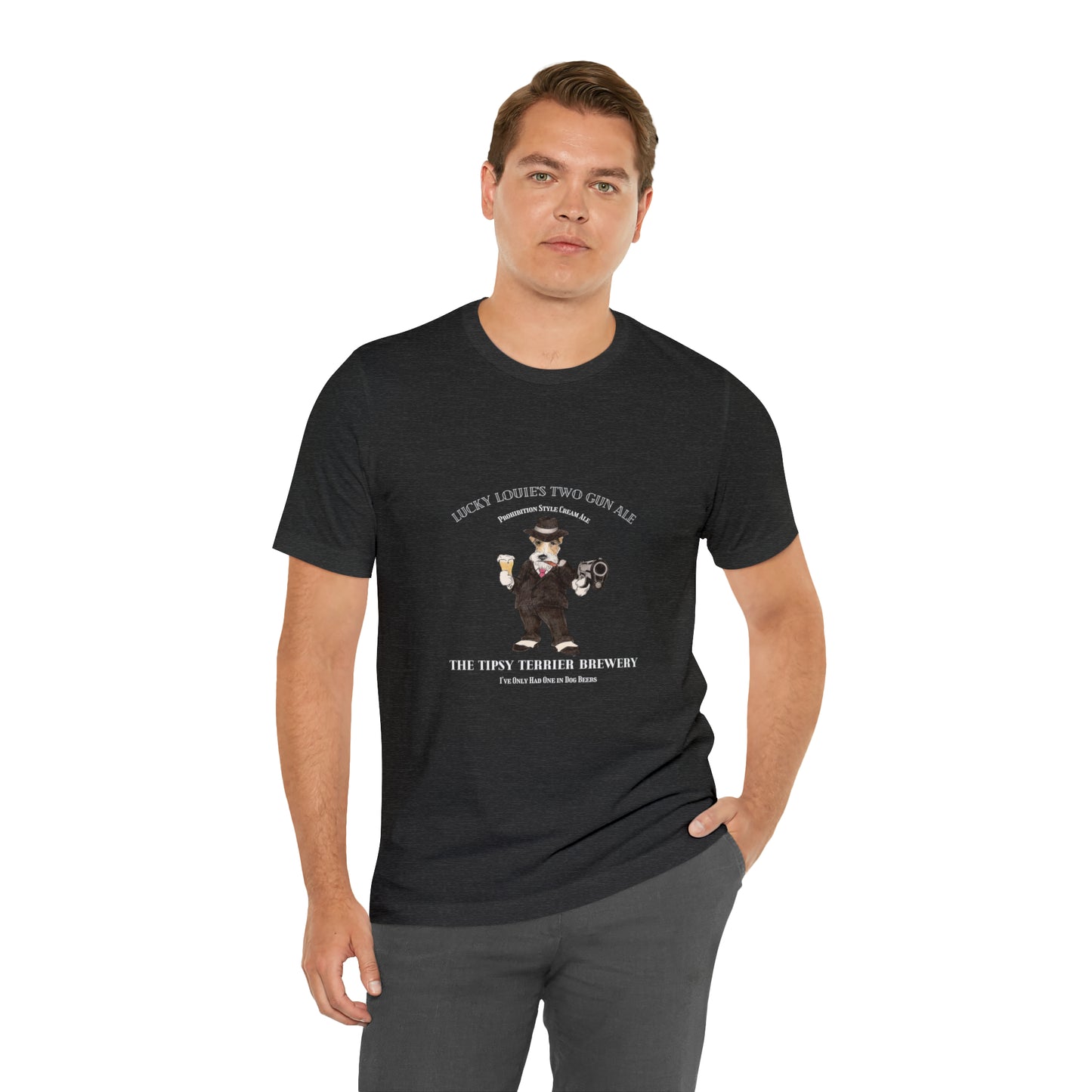 Tipsy Terrier Lucky Louie's Two Gun Ale T-Shirt