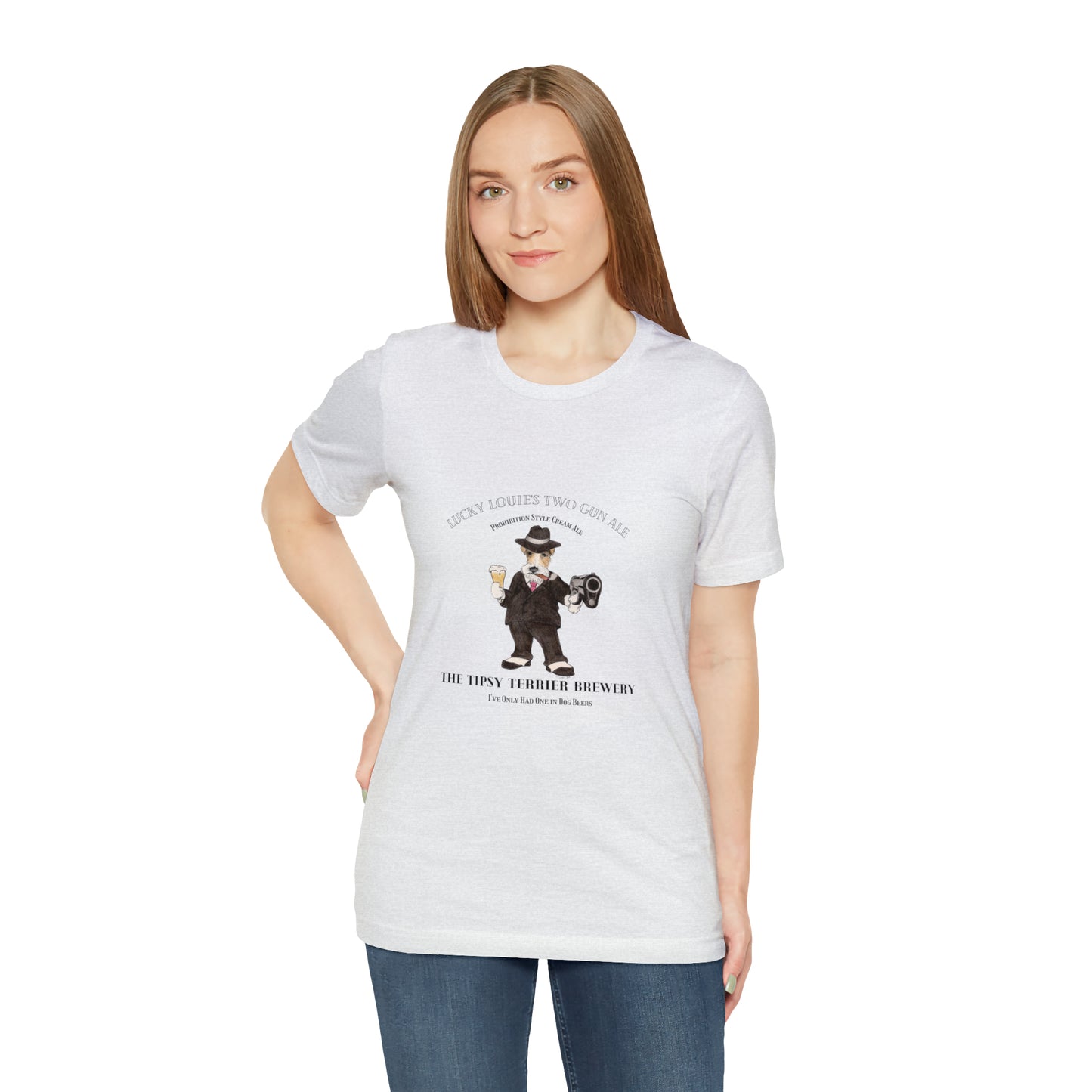 Tipsy Terrier Lucky Louie's Two Gun Ale T-Shirt