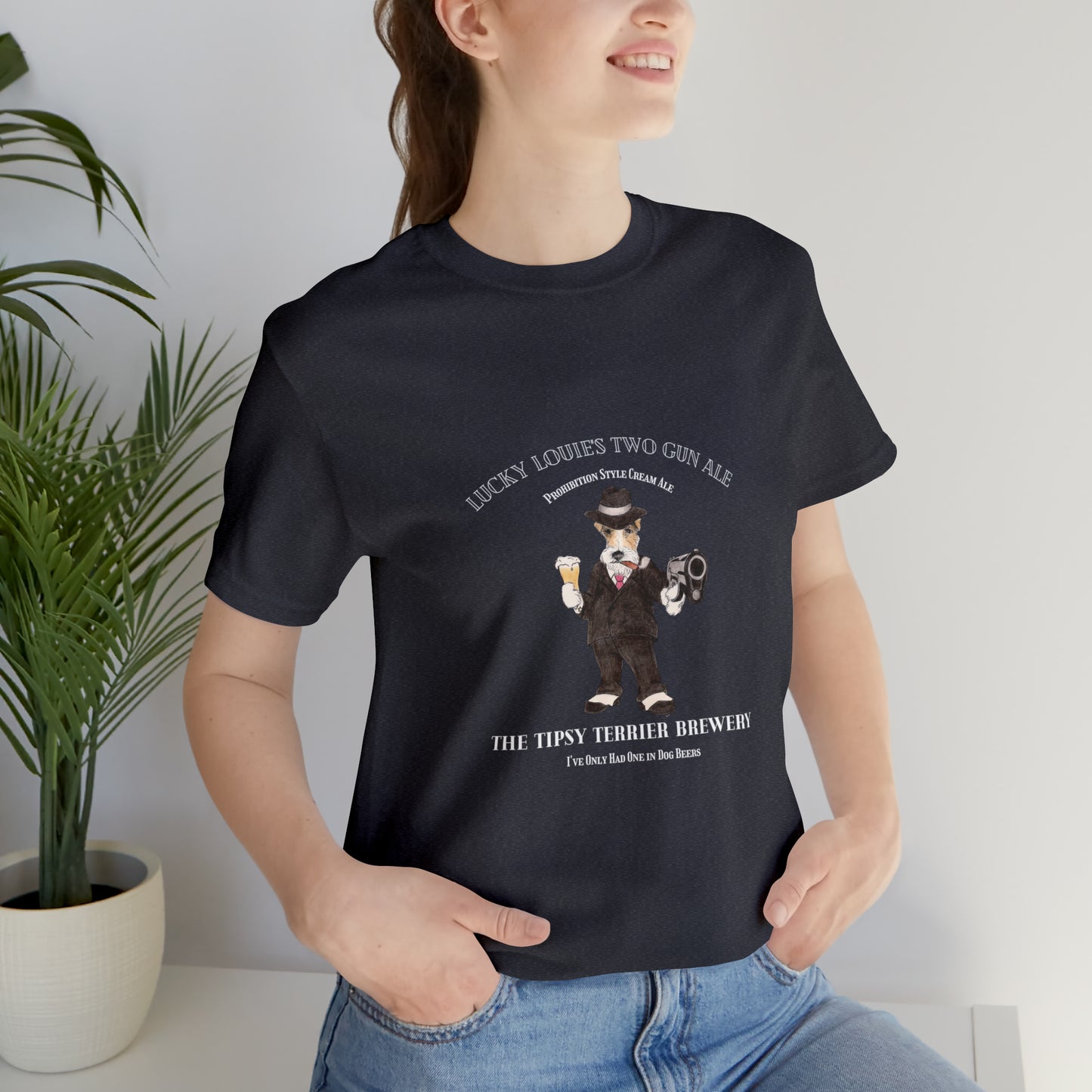 Tipsy Terrier Lucky Louie's Two Gun Ale T-Shirt