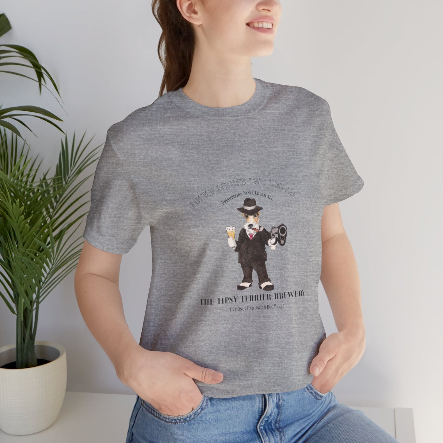 Tipsy Terrier Lucky Louie's Two Gun Ale T-Shirt