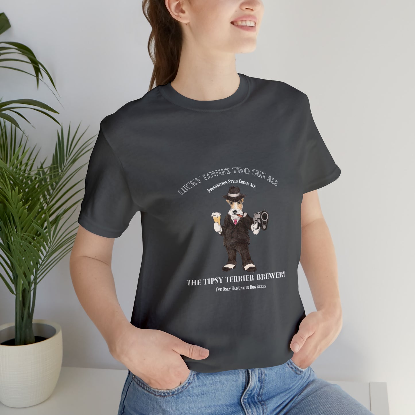 Tipsy Terrier Lucky Louie's Two Gun Ale T-Shirt