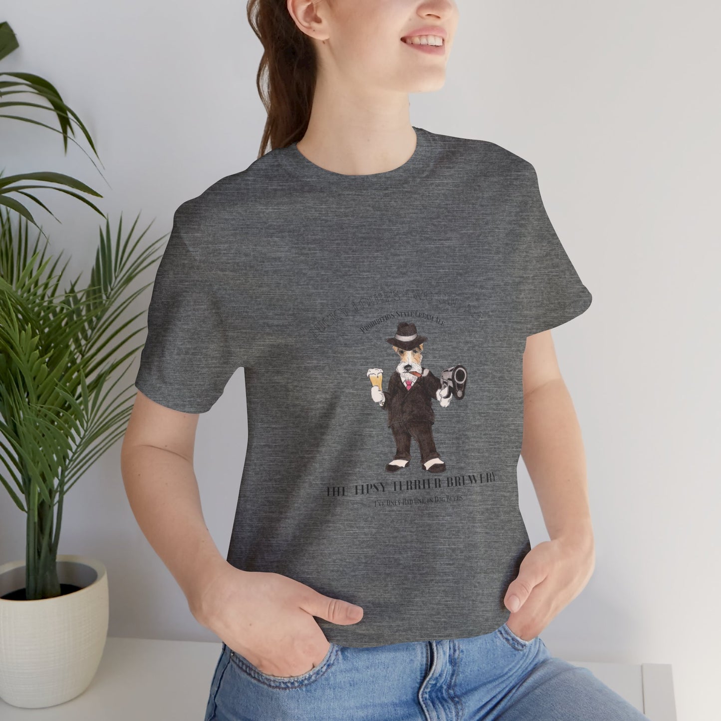 Tipsy Terrier Lucky Louie's Two Gun Ale T-Shirt