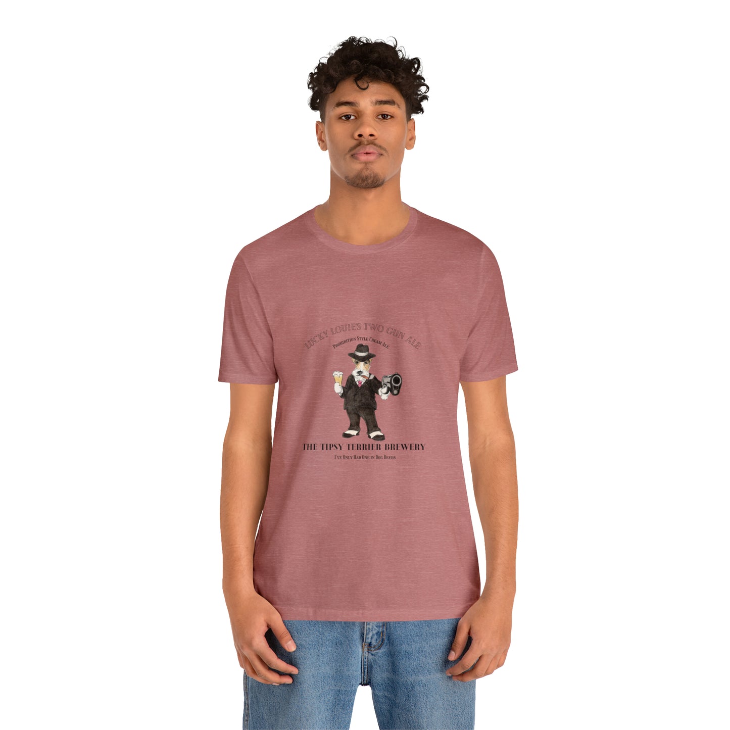 Tipsy Terrier Lucky Louie's Two Gun Ale T-Shirt