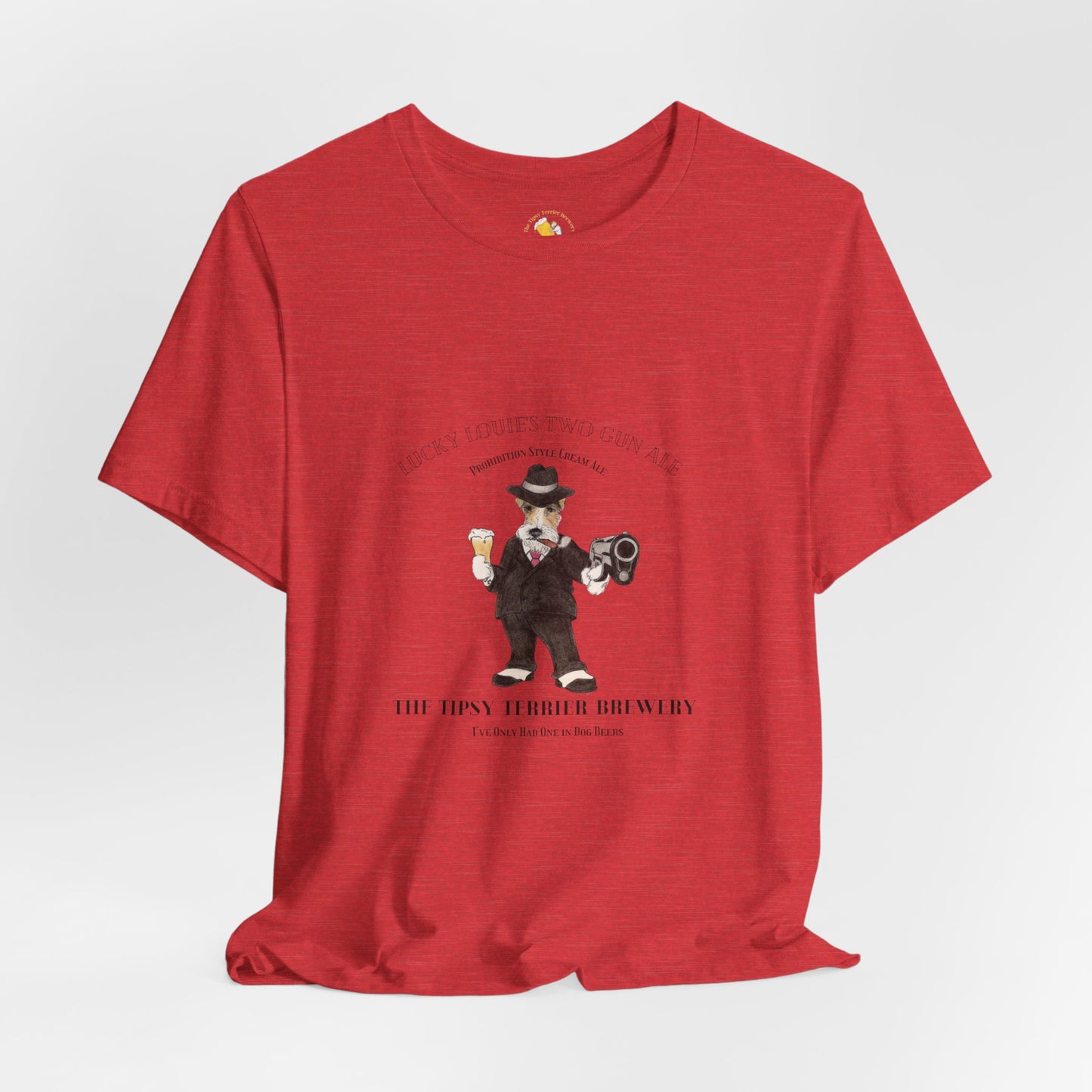 Tipsy Terrier Lucky Louie's Two Gun Ale T-Shirt