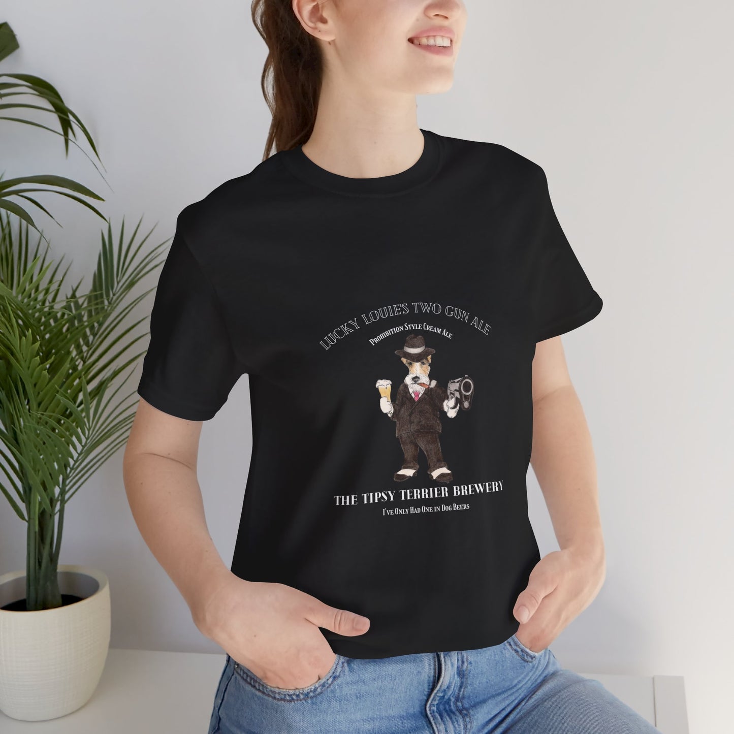 Tipsy Terrier Lucky Louie's Two Gun Ale T-Shirt