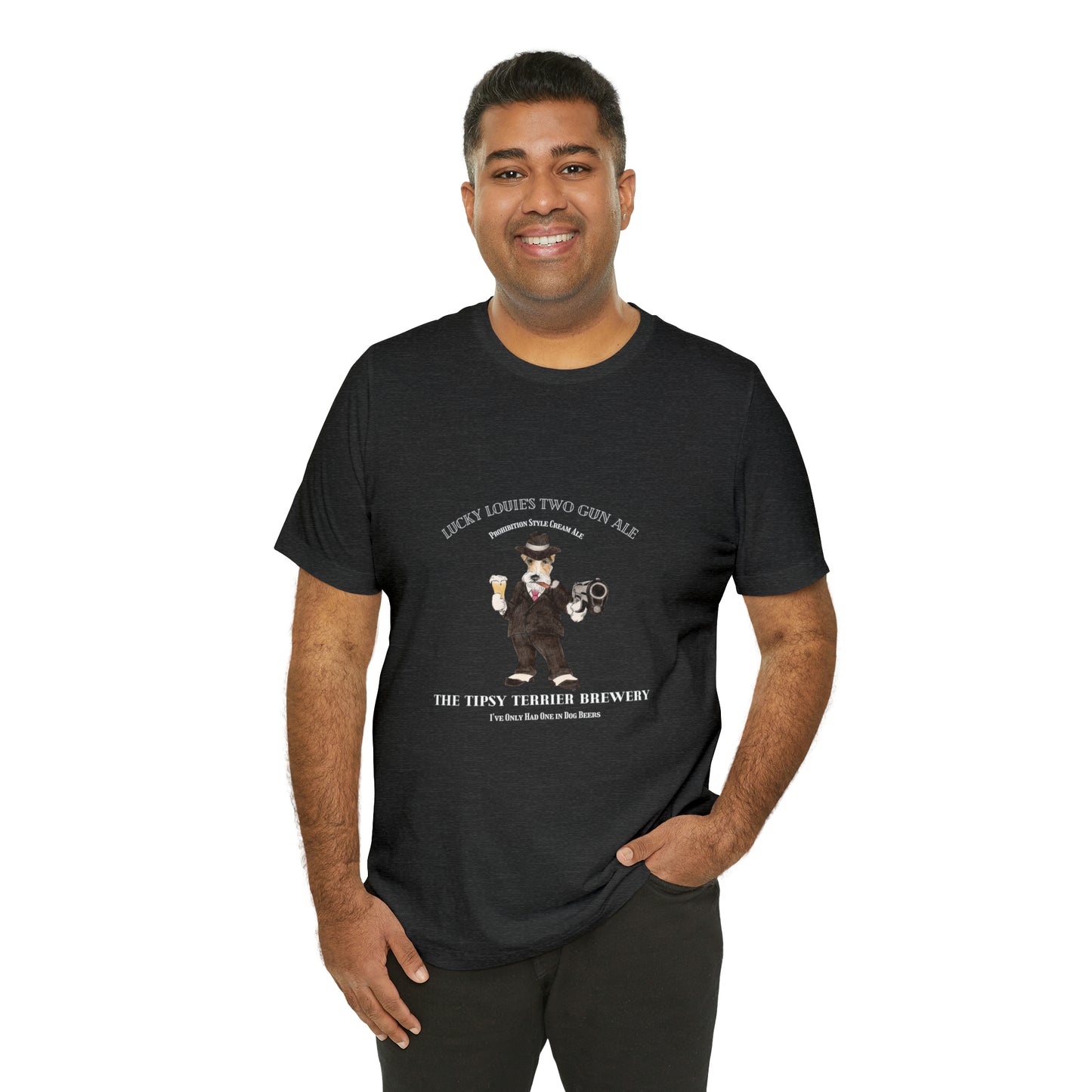 Tipsy Terrier Lucky Louie's Two Gun Ale T-Shirt