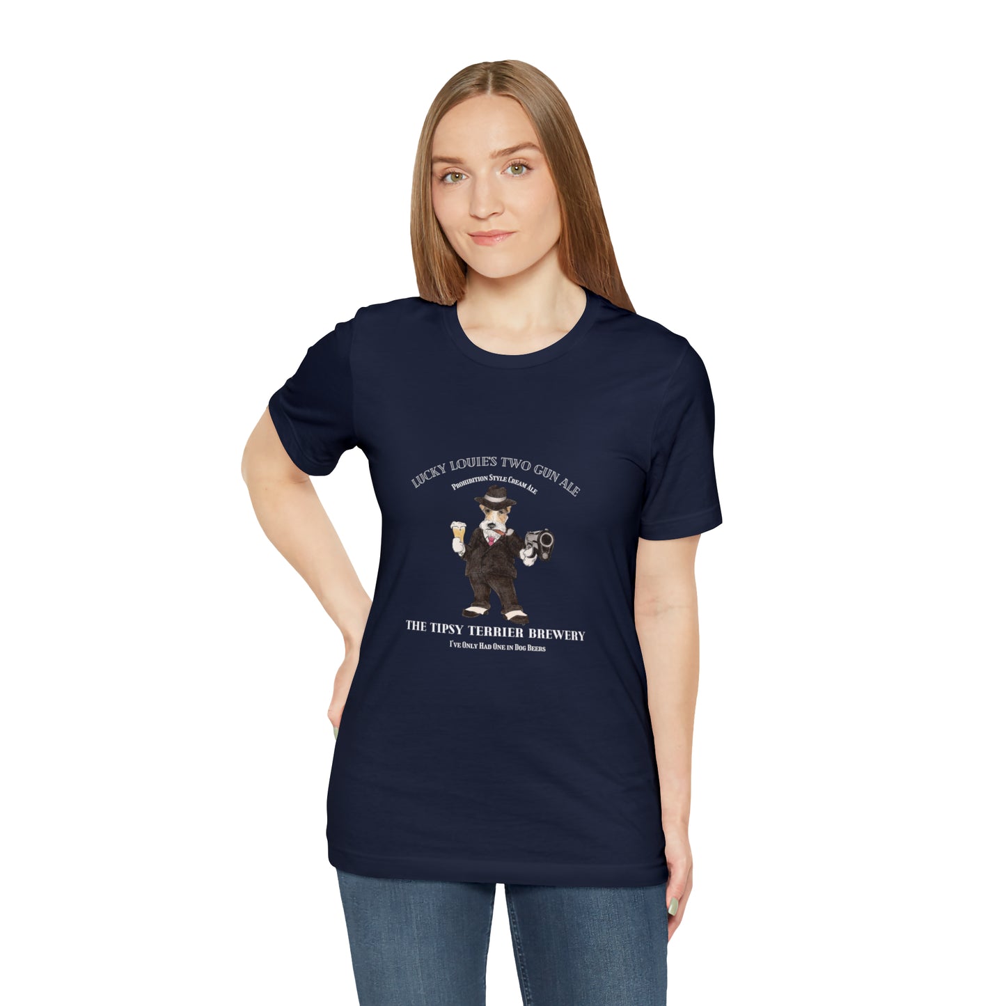 Tipsy Terrier Lucky Louie's Two Gun Ale T-Shirt