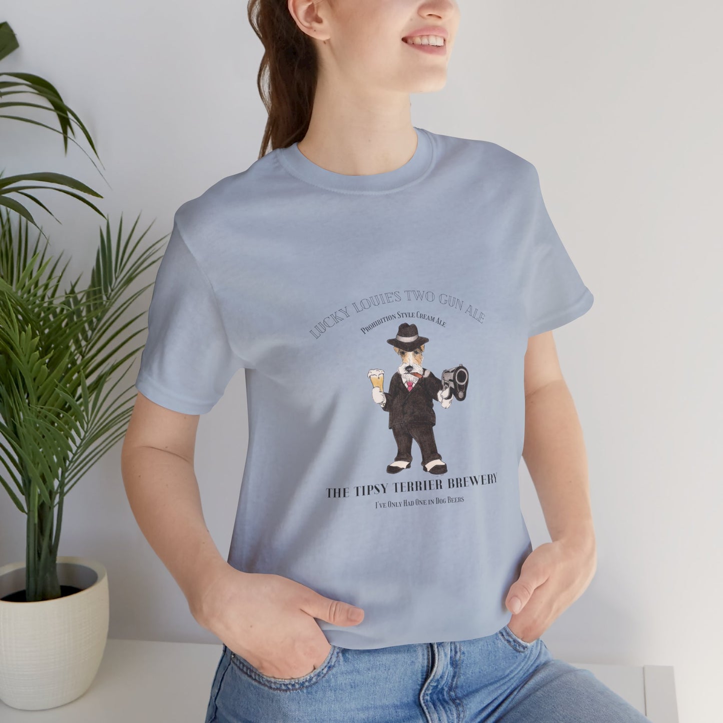 Tipsy Terrier Lucky Louie's Two Gun Ale T-Shirt