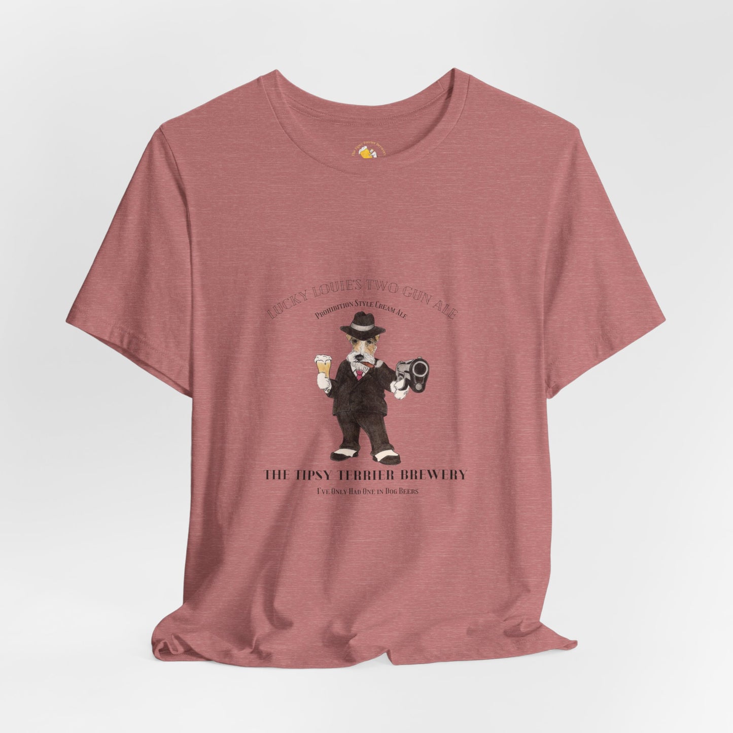 Tipsy Terrier Lucky Louie's Two Gun Ale T-Shirt