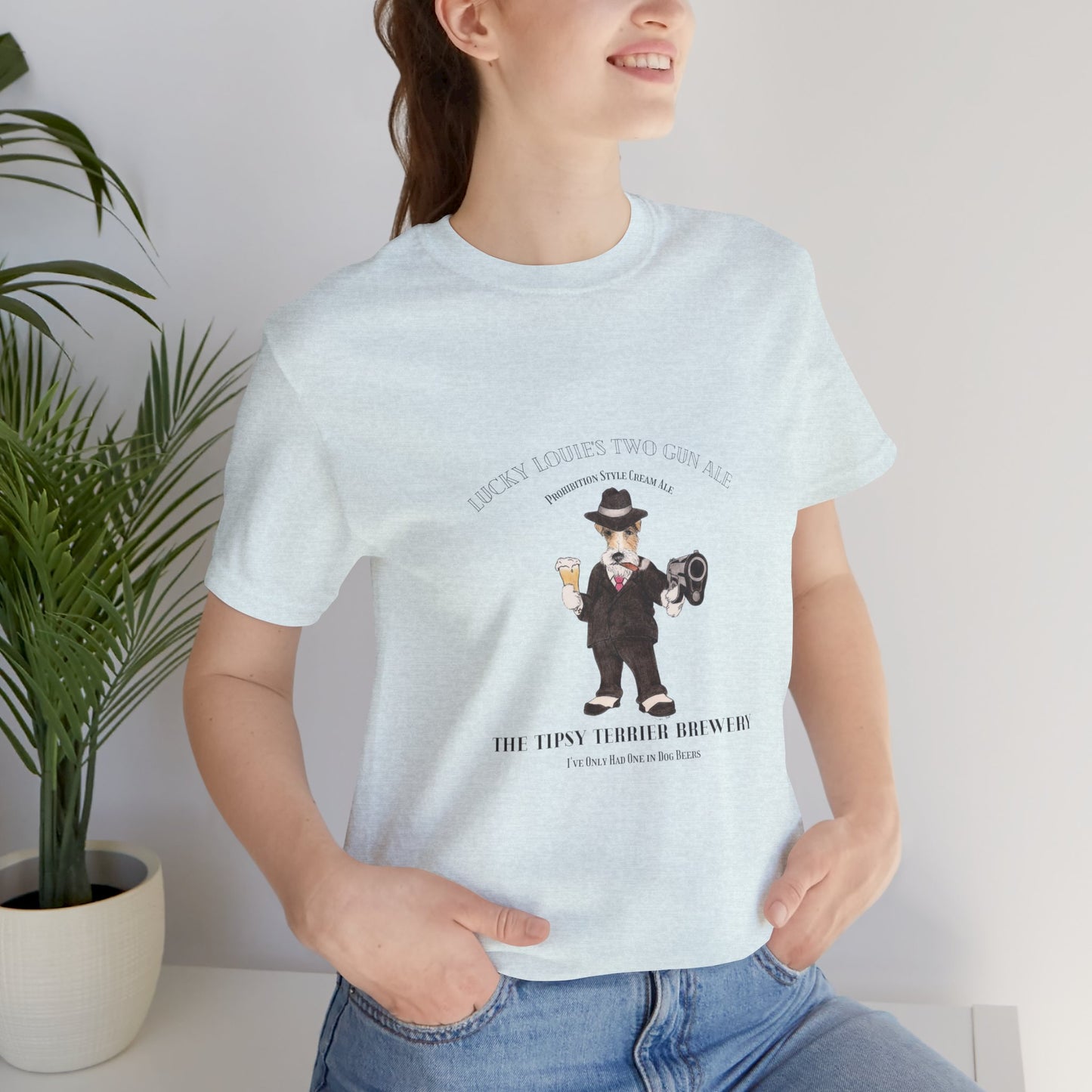 Tipsy Terrier Lucky Louie's Two Gun Ale T-Shirt