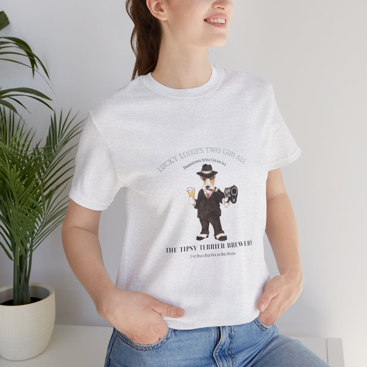 Tipsy Terrier Lucky Louie's Two Gun Ale T-Shirt