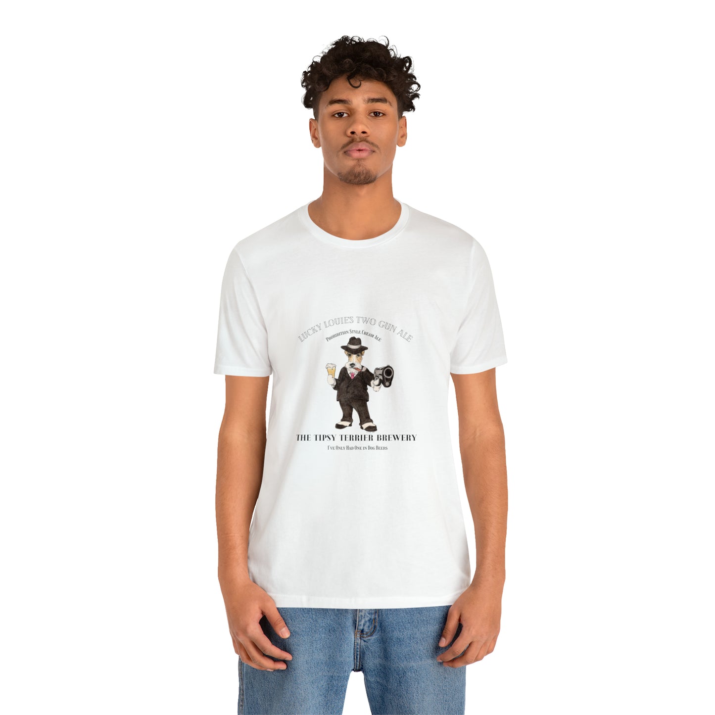 Tipsy Terrier Lucky Louie's Two Gun Ale T-Shirt