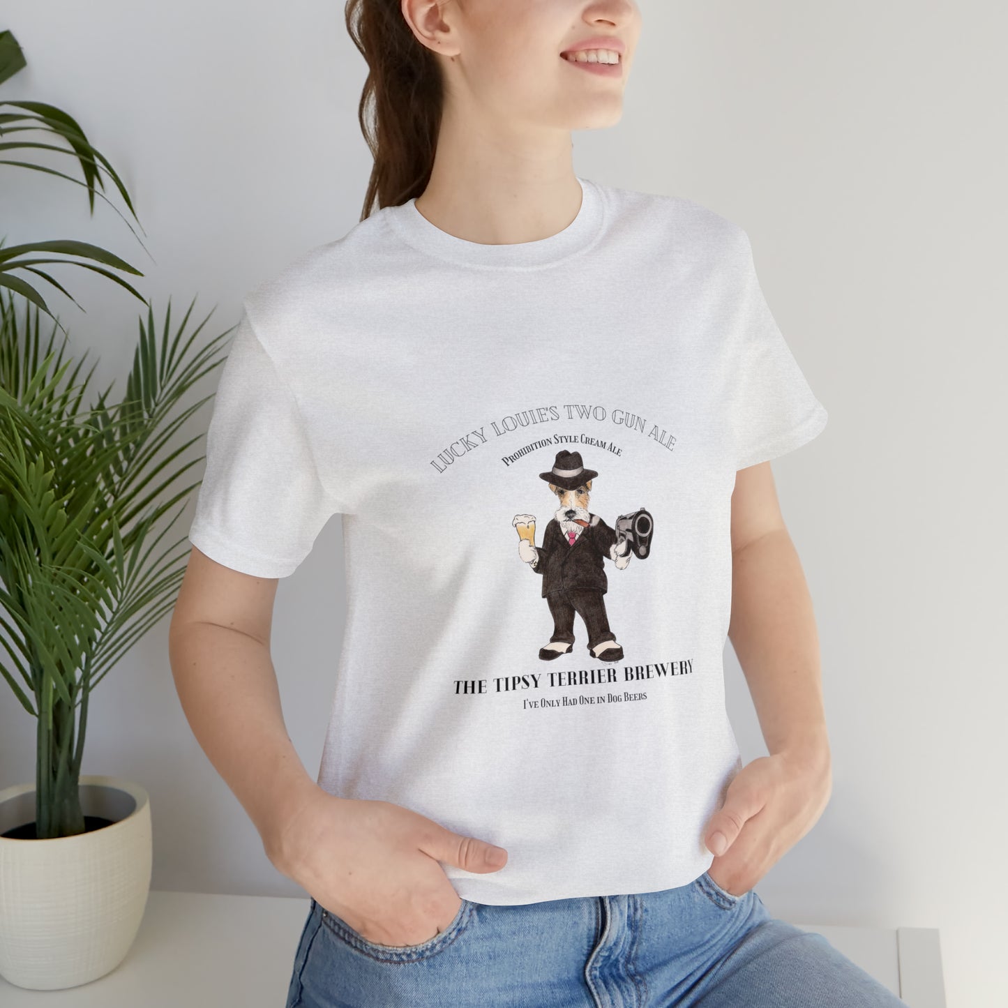 Tipsy Terrier Lucky Louie's Two Gun Ale T-Shirt