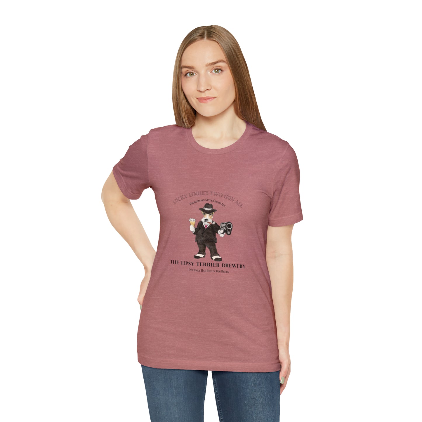 Tipsy Terrier Lucky Louie's Two Gun Ale T-Shirt